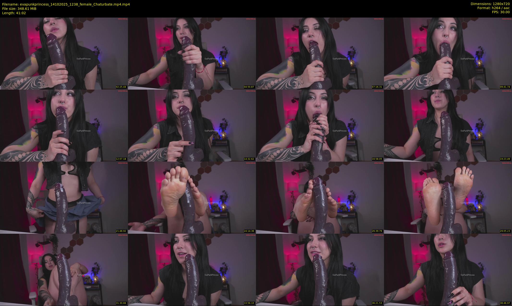 evapunkprincess — 42 minute Chaturbate female cam show recording, 720p, Oct 14, 2025