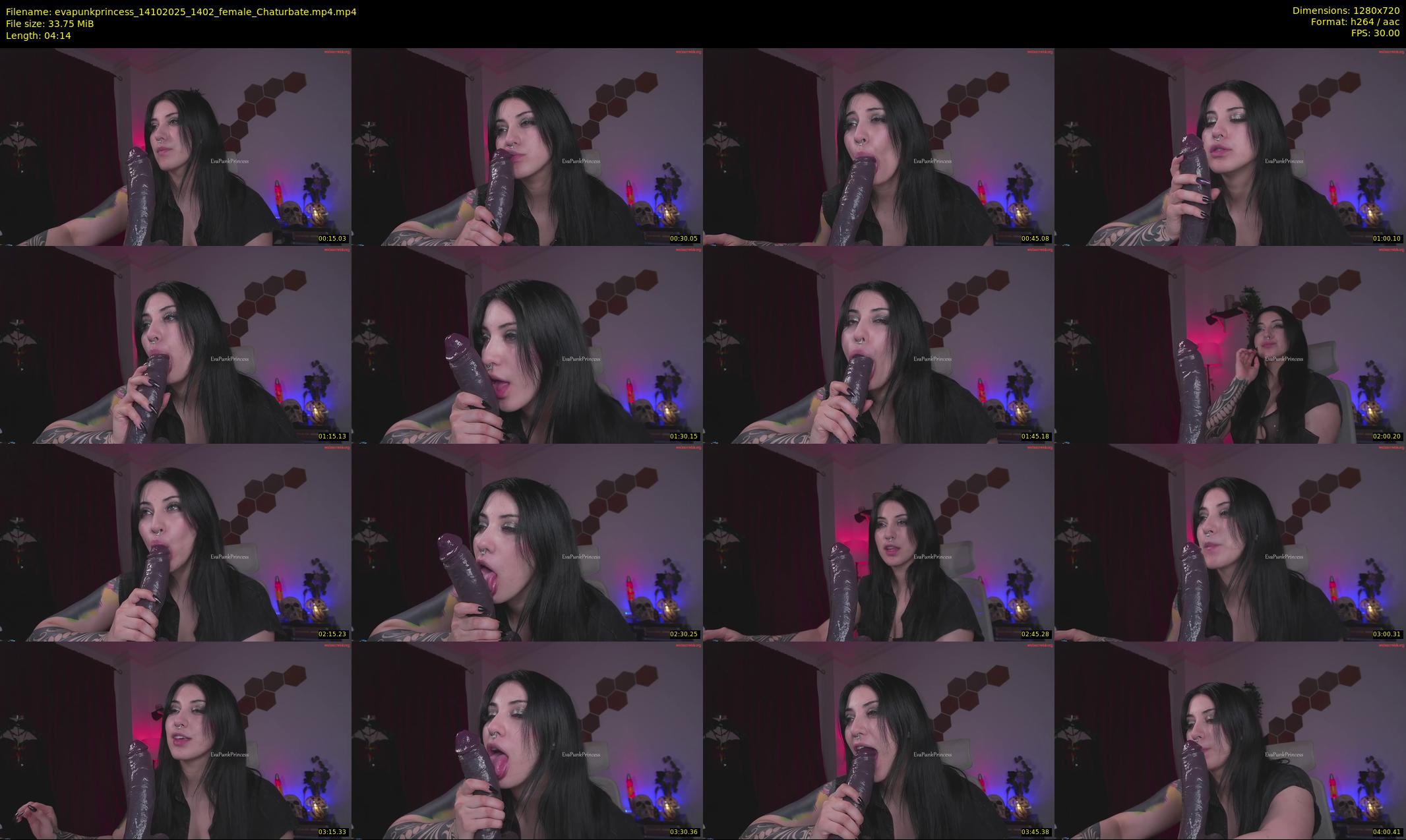evapunkprincess — 5 minute Chaturbate female cam show recording, 720p, Oct 14, 2025