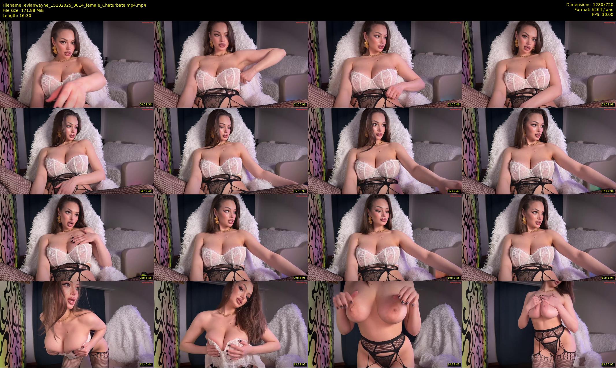 evianwayne — 17 minute Chaturbate female cam show recording, 720p, Oct 15, 2025