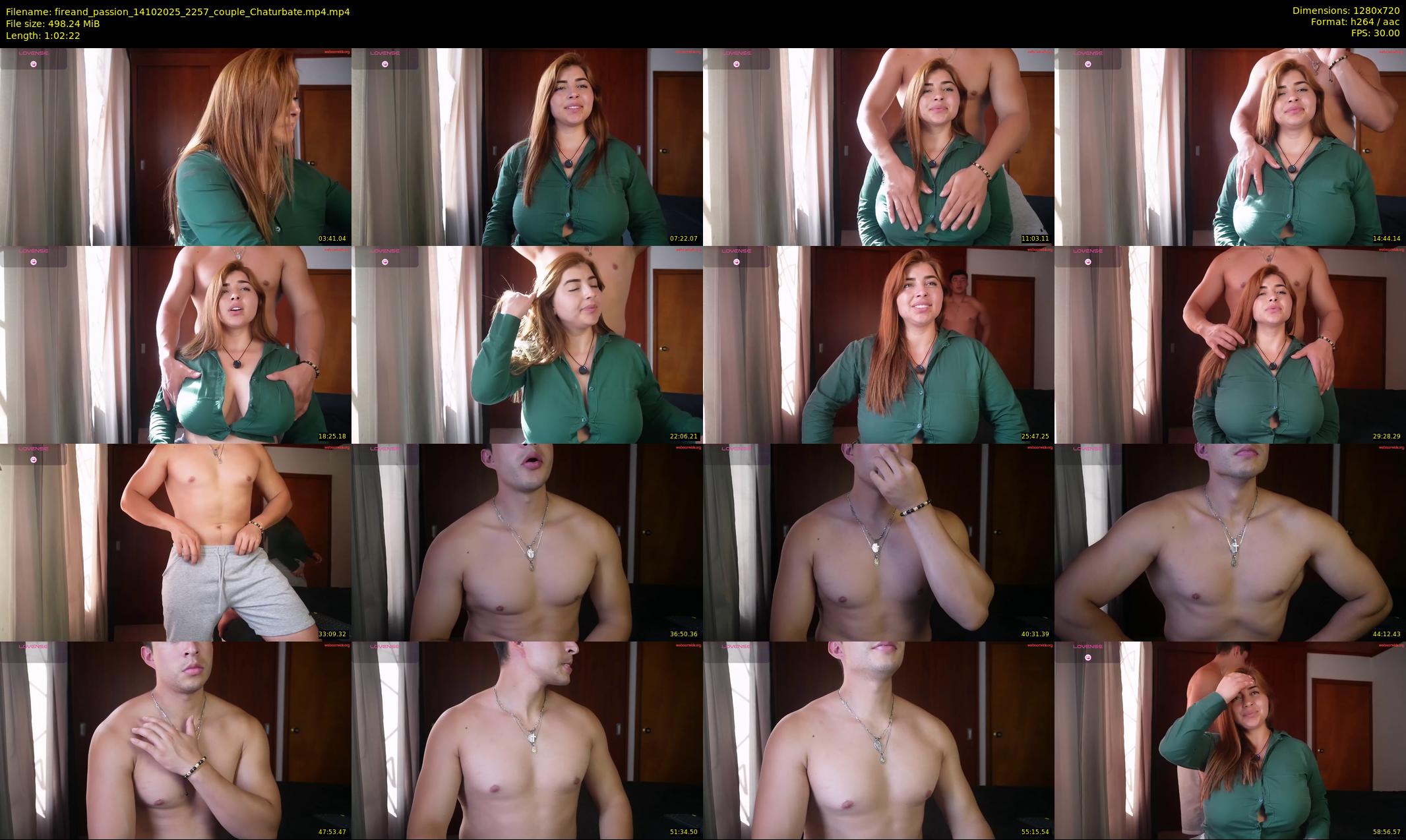 fireand_passion — 63 minute Chaturbate couple cam show recording, 720p, Oct 14, 2025