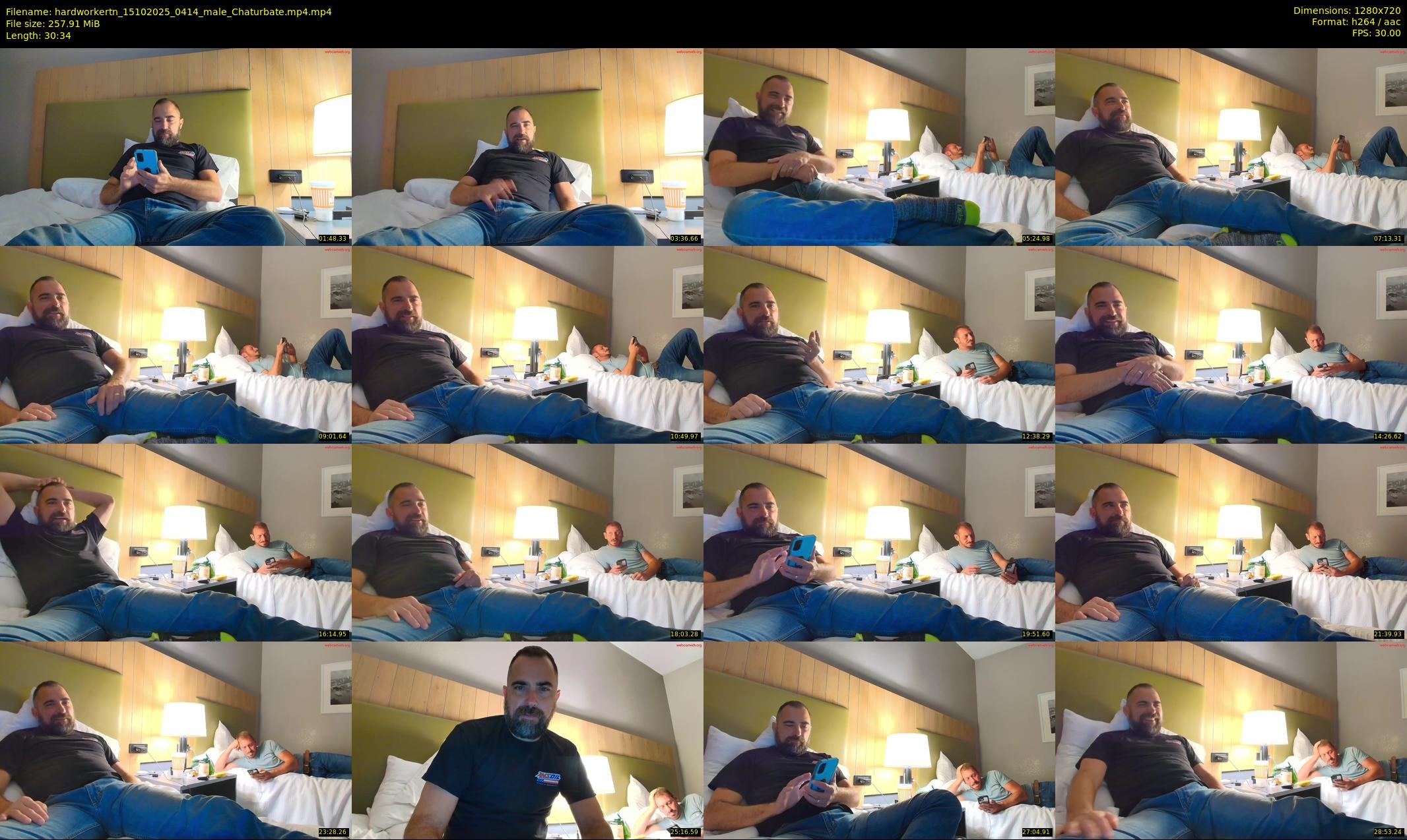 hardworkertn — 31 minute Chaturbate male cam show recording, 720p, Oct 15, 2025
