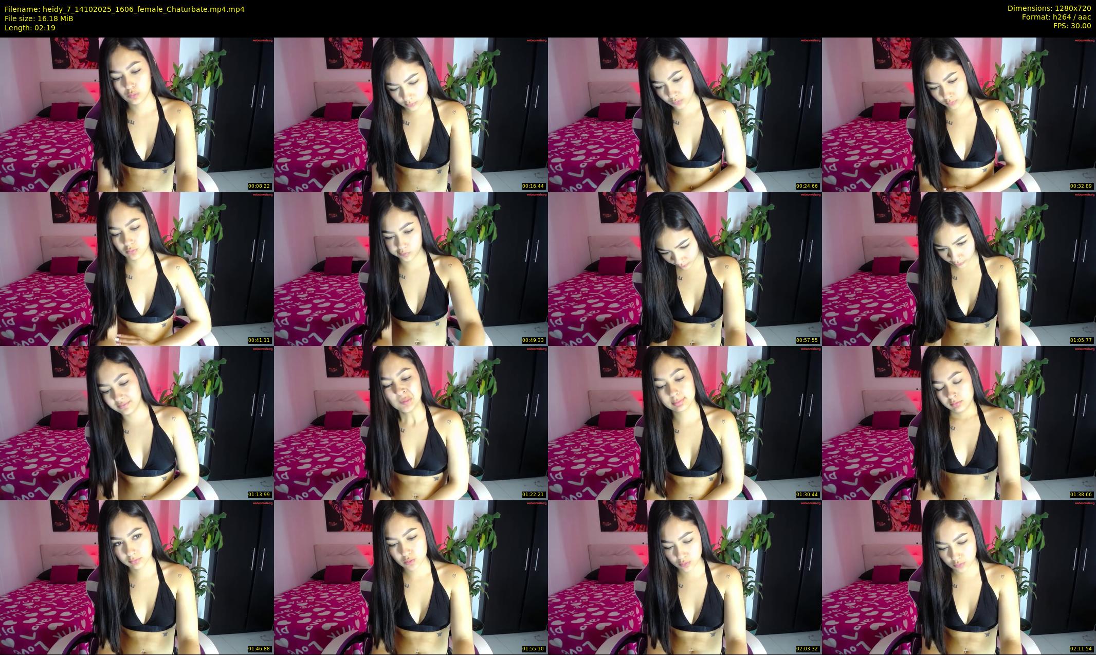 heidy_7 — 3 minute Chaturbate female cam show recording, 720p, Oct 14, 2025