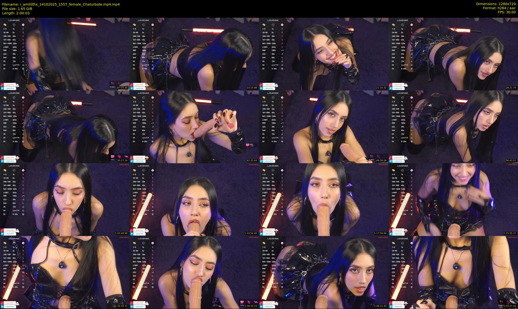 i_amlilithx — 121 minute Chaturbate female cam show recording, 720p, Oct 14, 2025