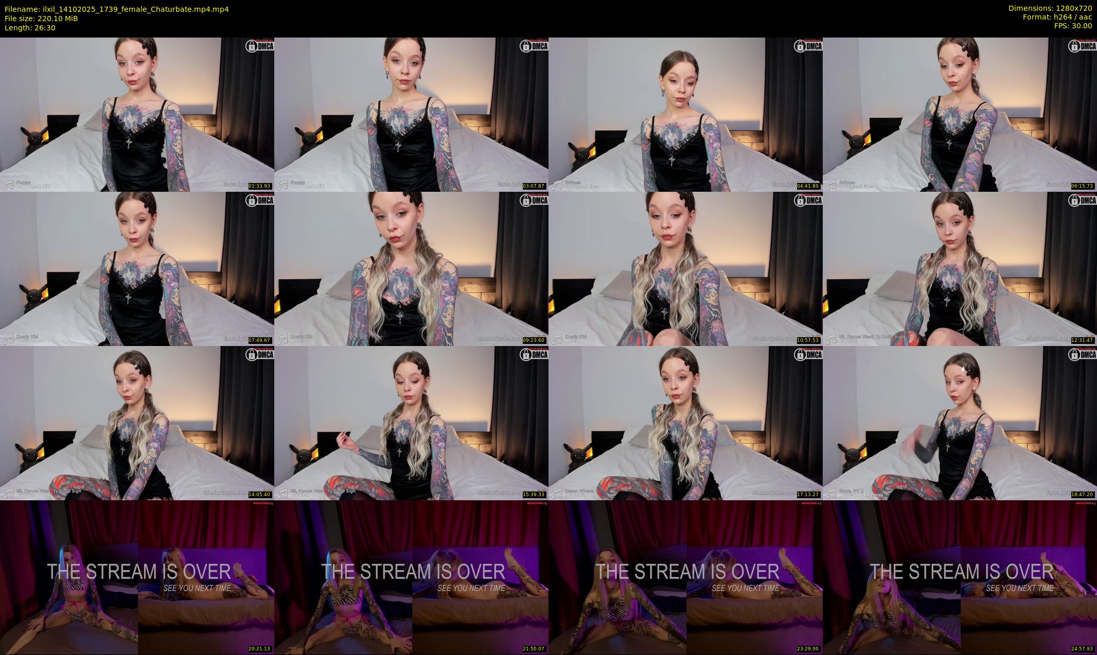 ilxil — 27 minute Chaturbate female cam show recording, 720p, Oct 14, 2025