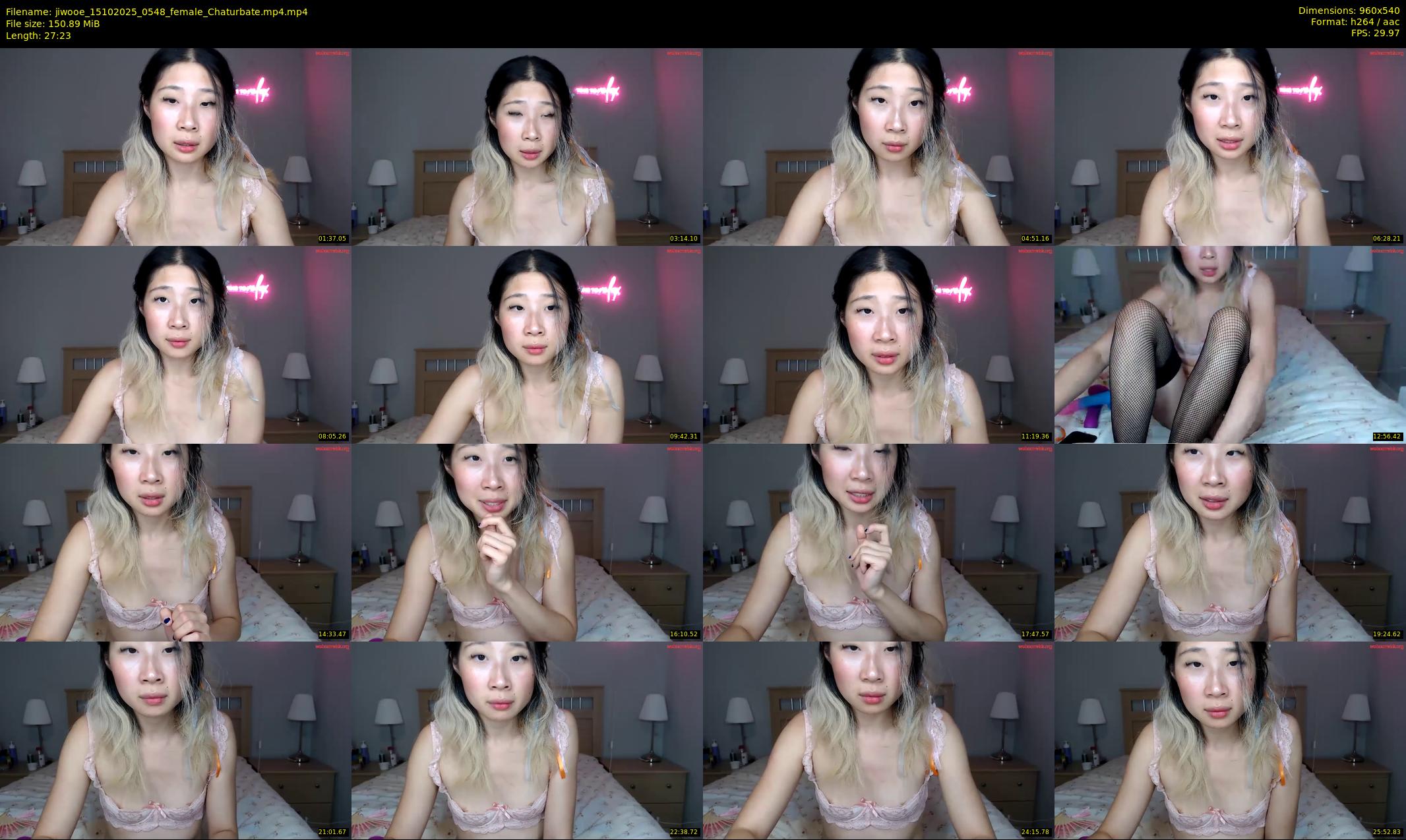 jiwooe — 28 minute Chaturbate female cam show recording, 480p, Oct 15, 2025