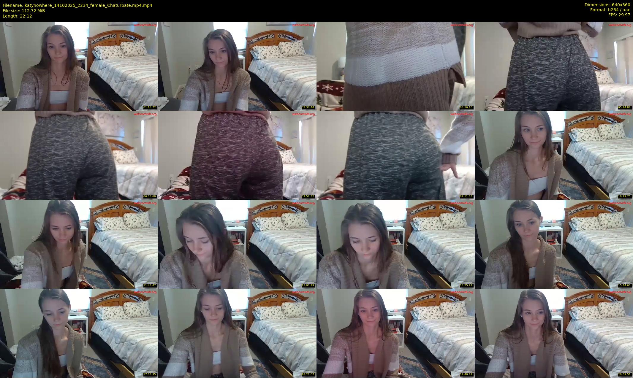 katynowhere — 23 minute Chaturbate female cam show recording, 360p, Oct 14, 2025