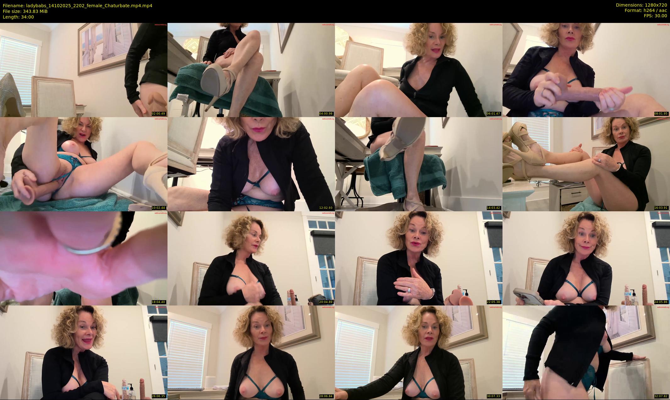 ladybabs — 34 minute Chaturbate female cam show recording, 720p, Oct 14, 2025