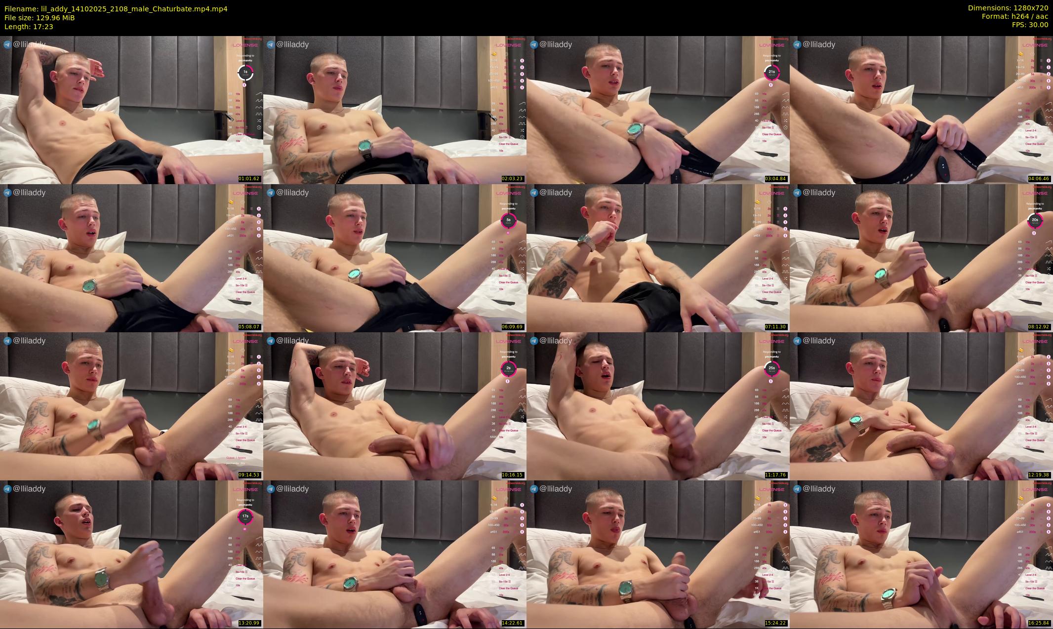lil_addy — 18 minute Chaturbate male cam show recording, 720p, Oct 14, 2025