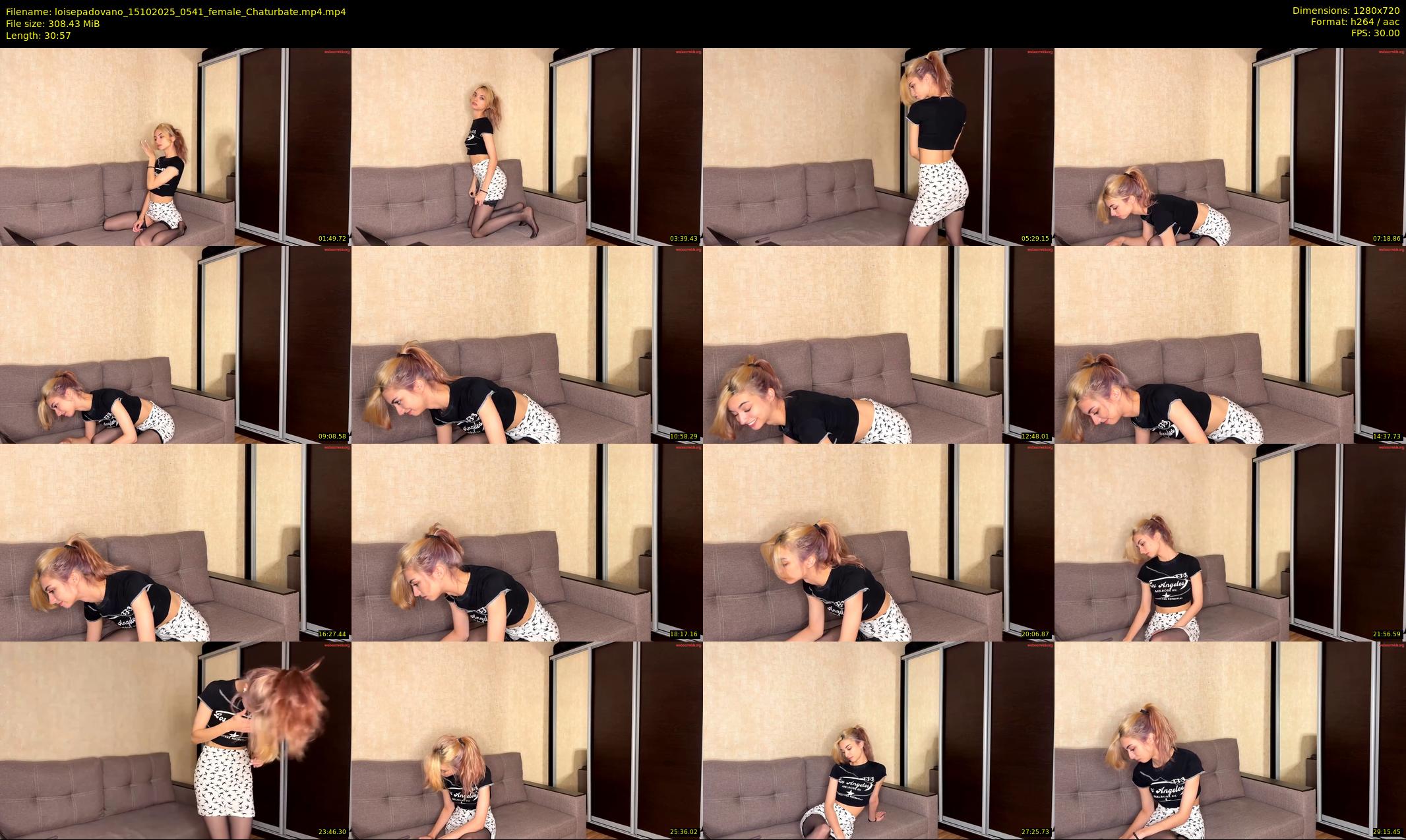 loisepadovano — 31 minute Chaturbate female cam show recording, 720p, Oct 15, 2025