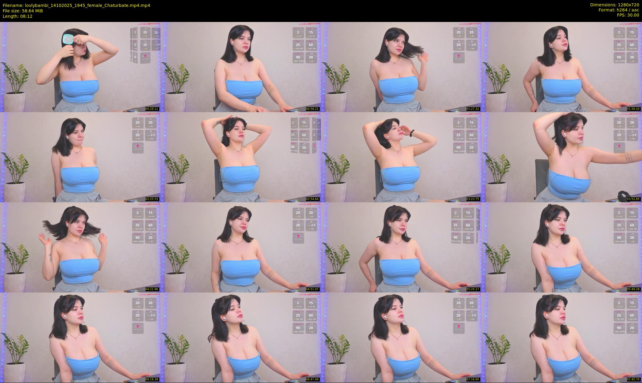 lovlybambi — 9 minute Chaturbate female cam show recording, 720p, Oct 14, 2025