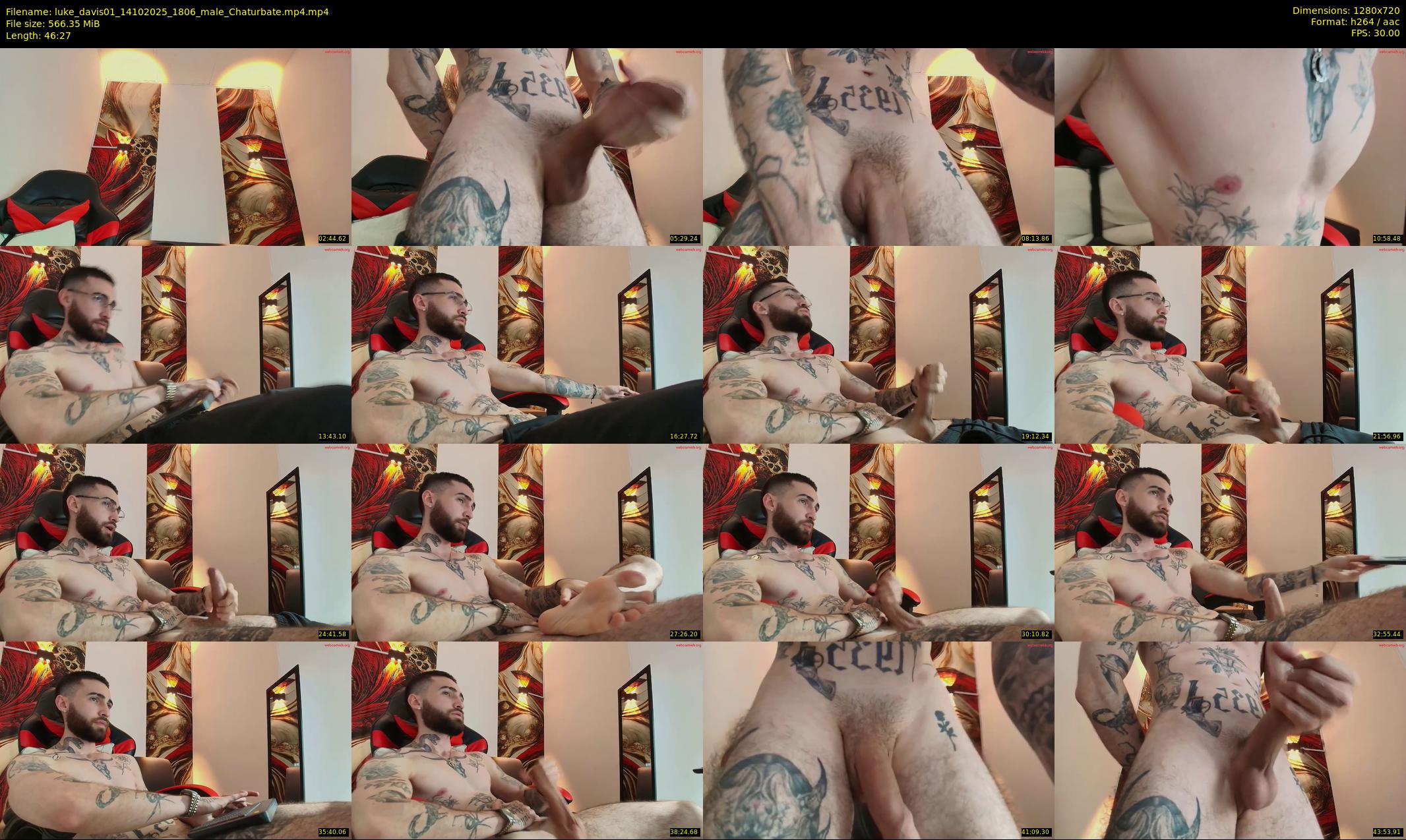 luke_davis01 — 47 minute Chaturbate male cam show recording, 720p, Oct 14, 2025