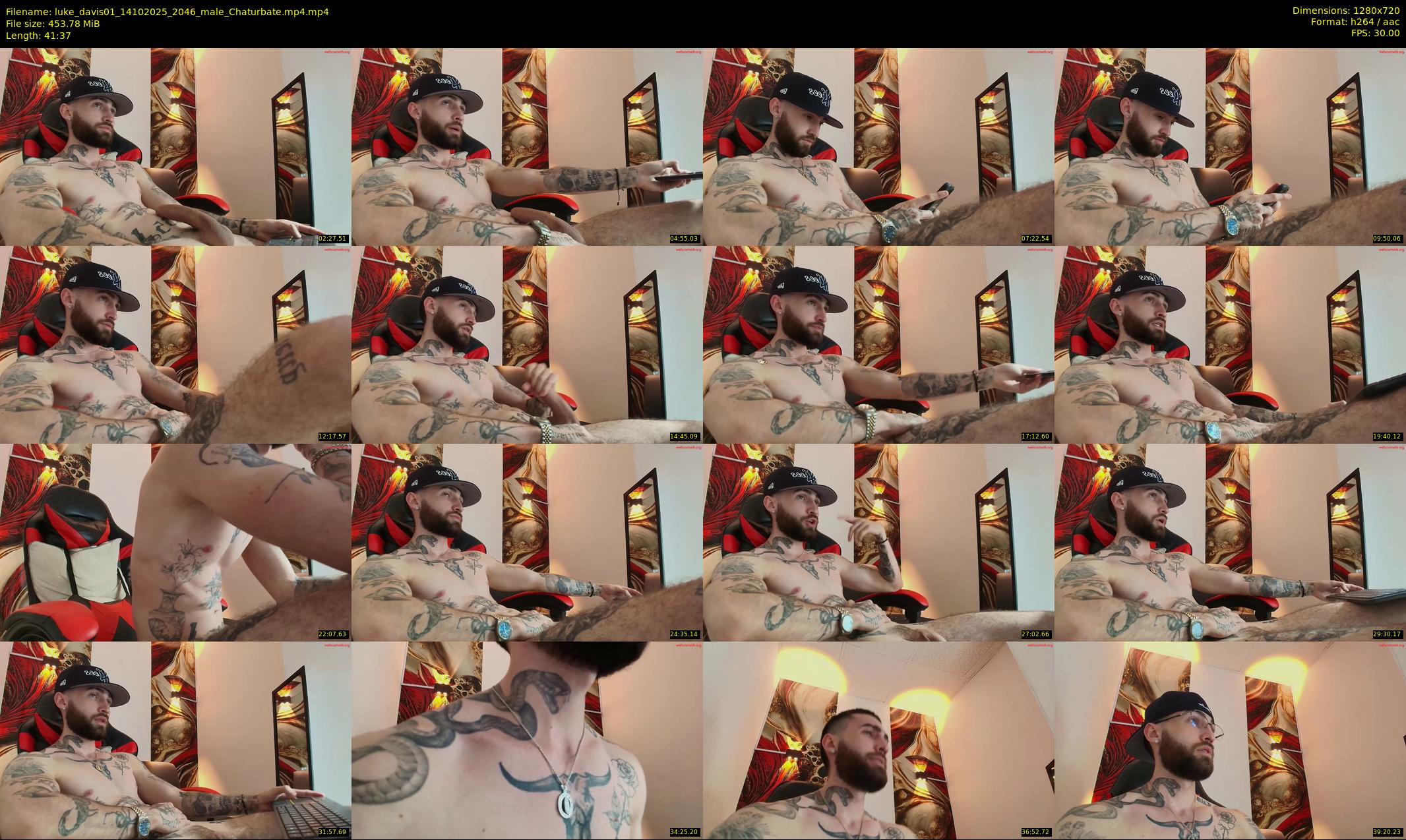 luke_davis01 — 42 minute Chaturbate male cam show recording, 720p, Oct 14, 2025
