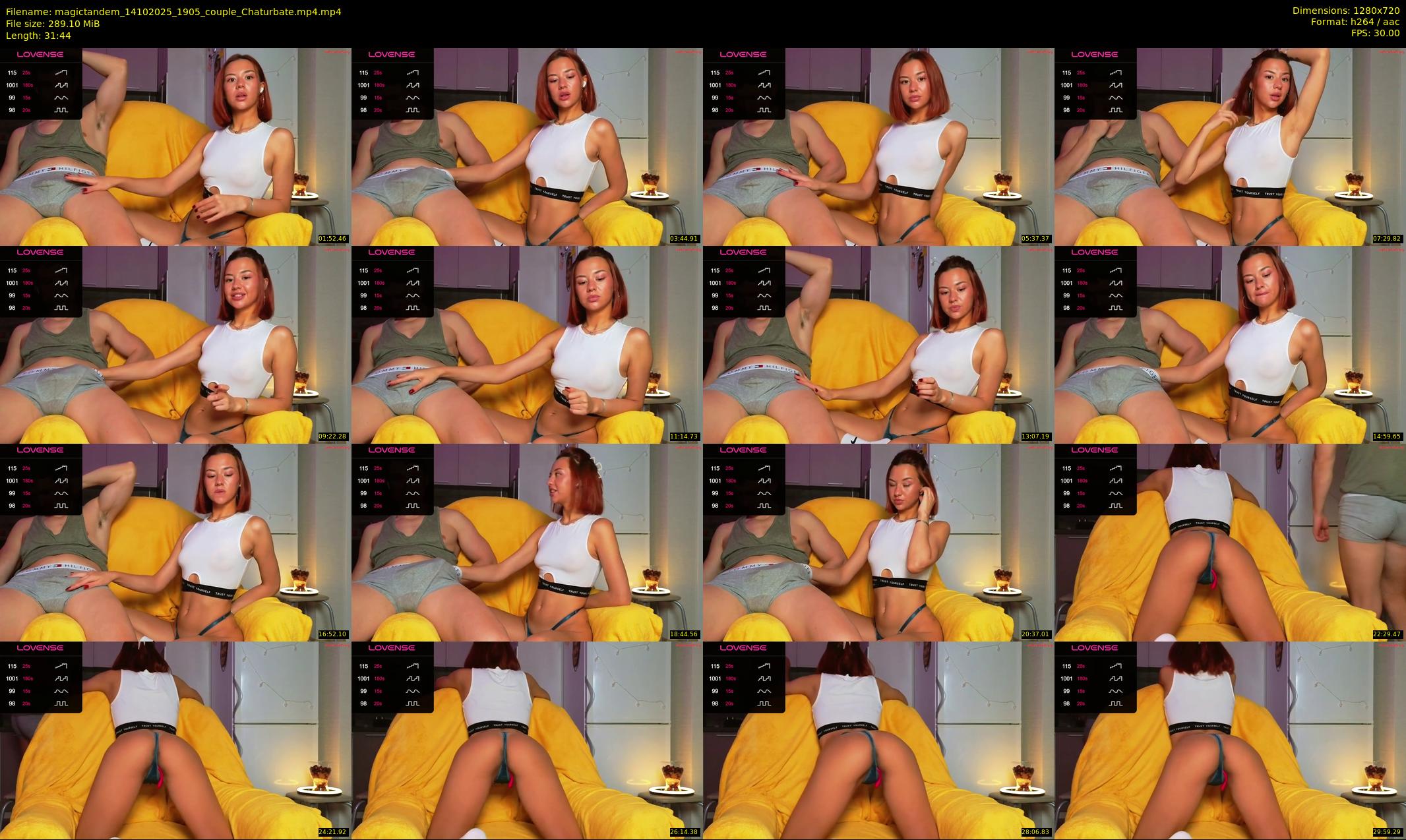 magictandem — 32 minute Chaturbate couple cam show recording, 720p, Oct 14, 2025