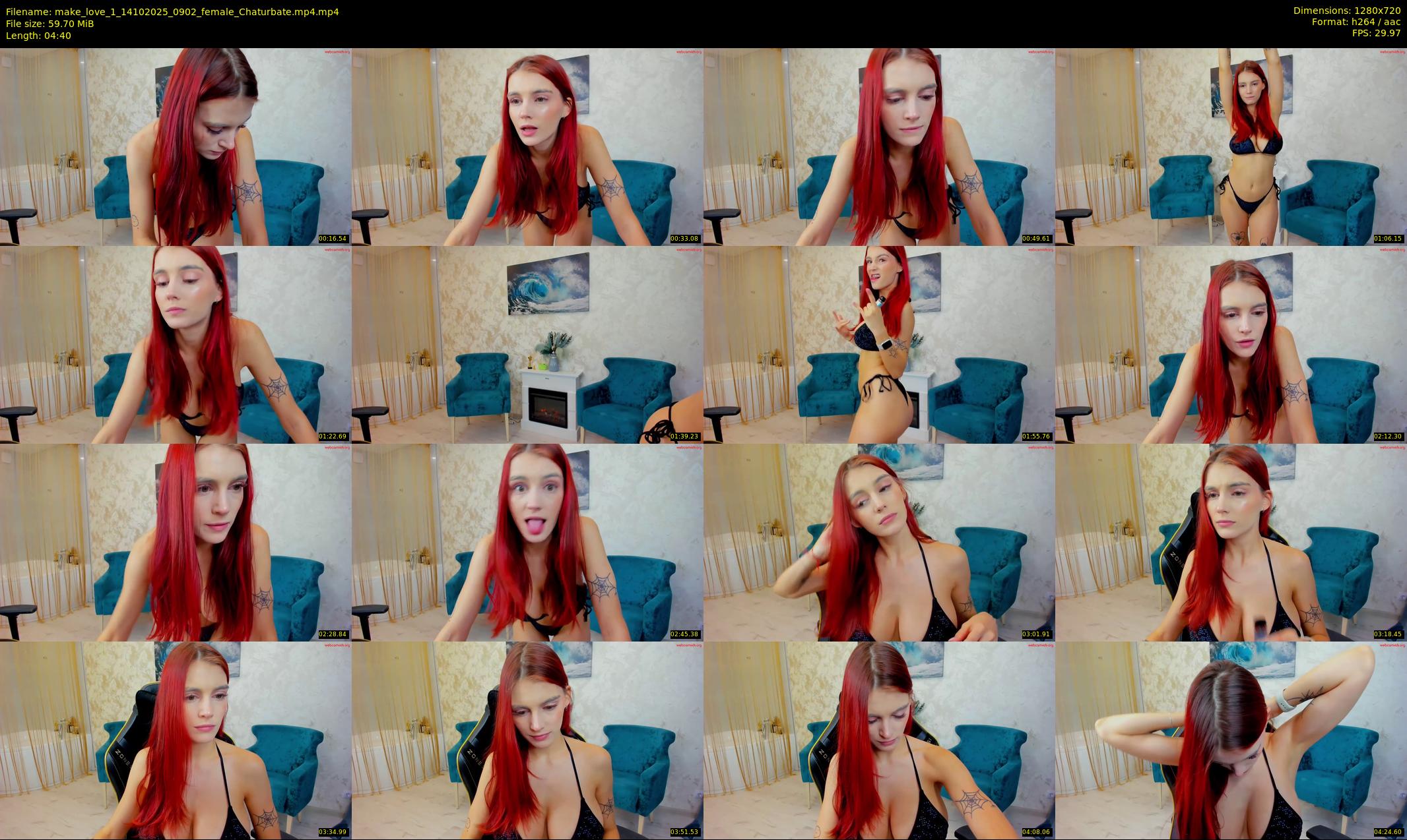 make_love_1 — 5 minute Chaturbate female cam show recording, 720p, Oct 14, 2025