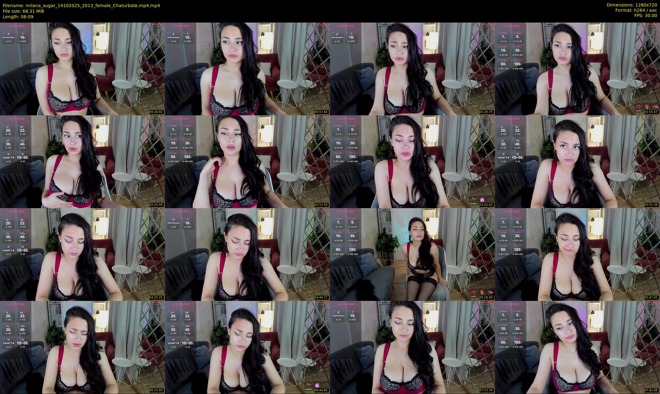 milana_sugar — 9 minute Chaturbate female cam show recording, 720p, Oct 14, 2025