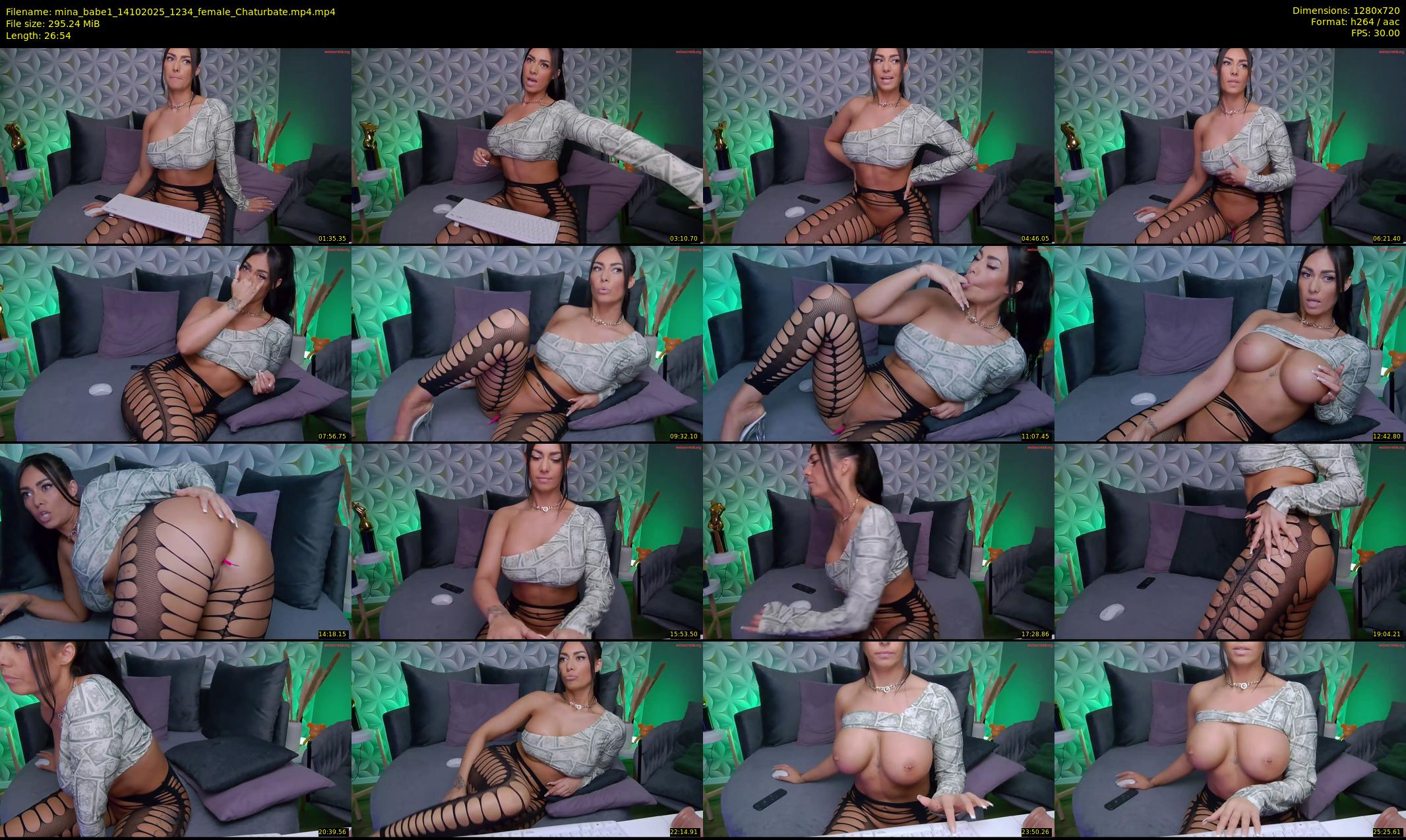 mina_babe1 — 27 minute Chaturbate female cam show recording, 720p, Oct 14, 2025