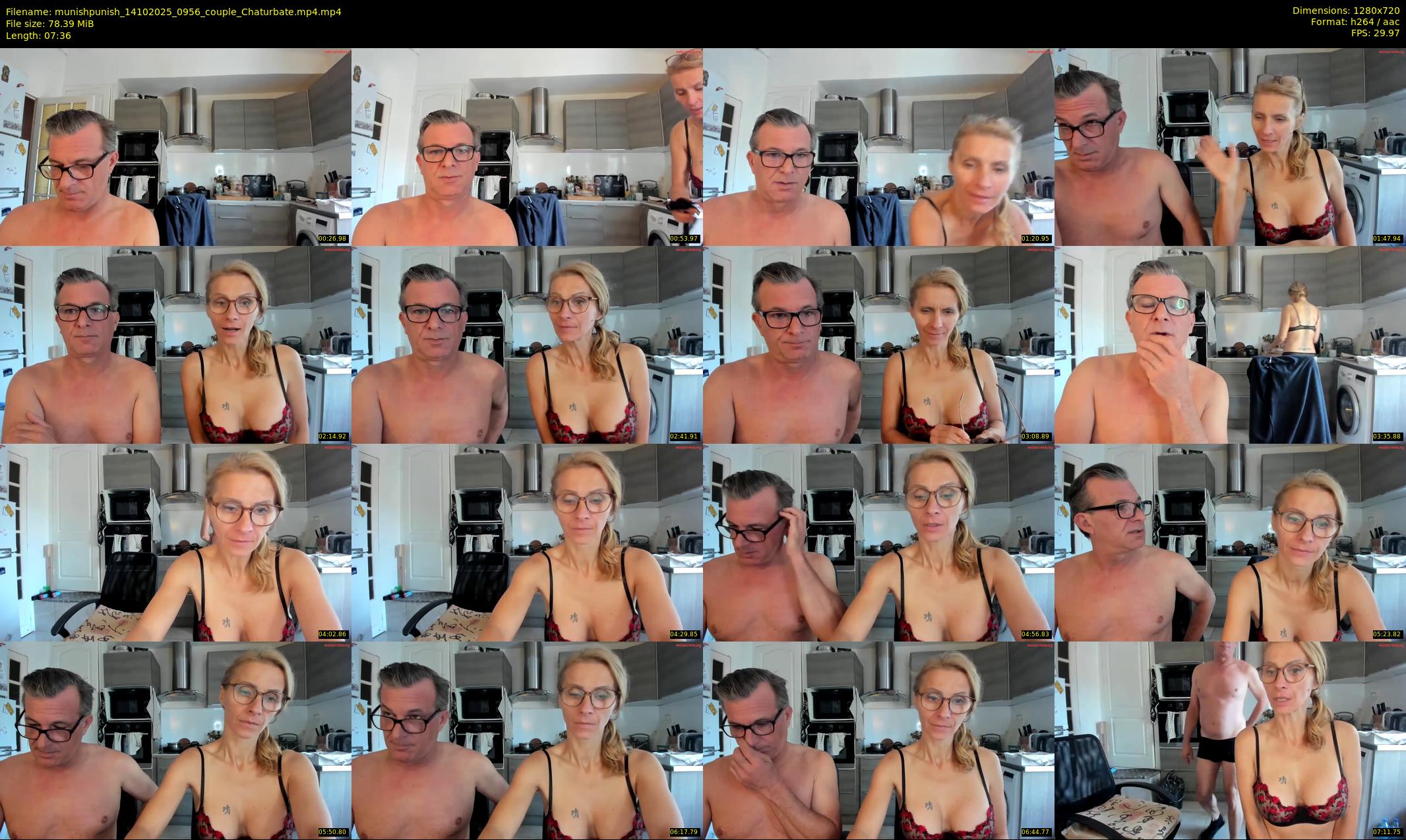 munishpunish — 8 minute Chaturbate couple cam show recording, 720p, Oct 14, 2025