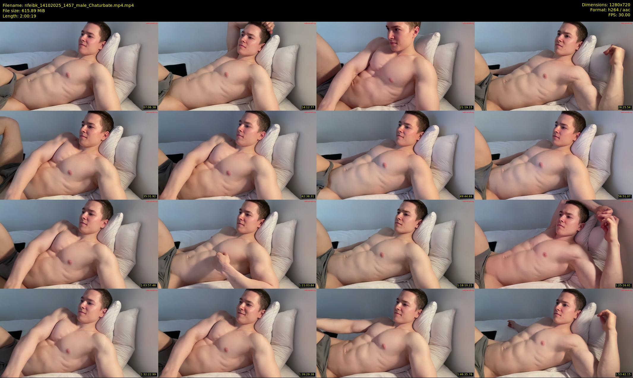 nfeibk — 121 minute Chaturbate male cam show recording, 720p, Oct 14, 2025