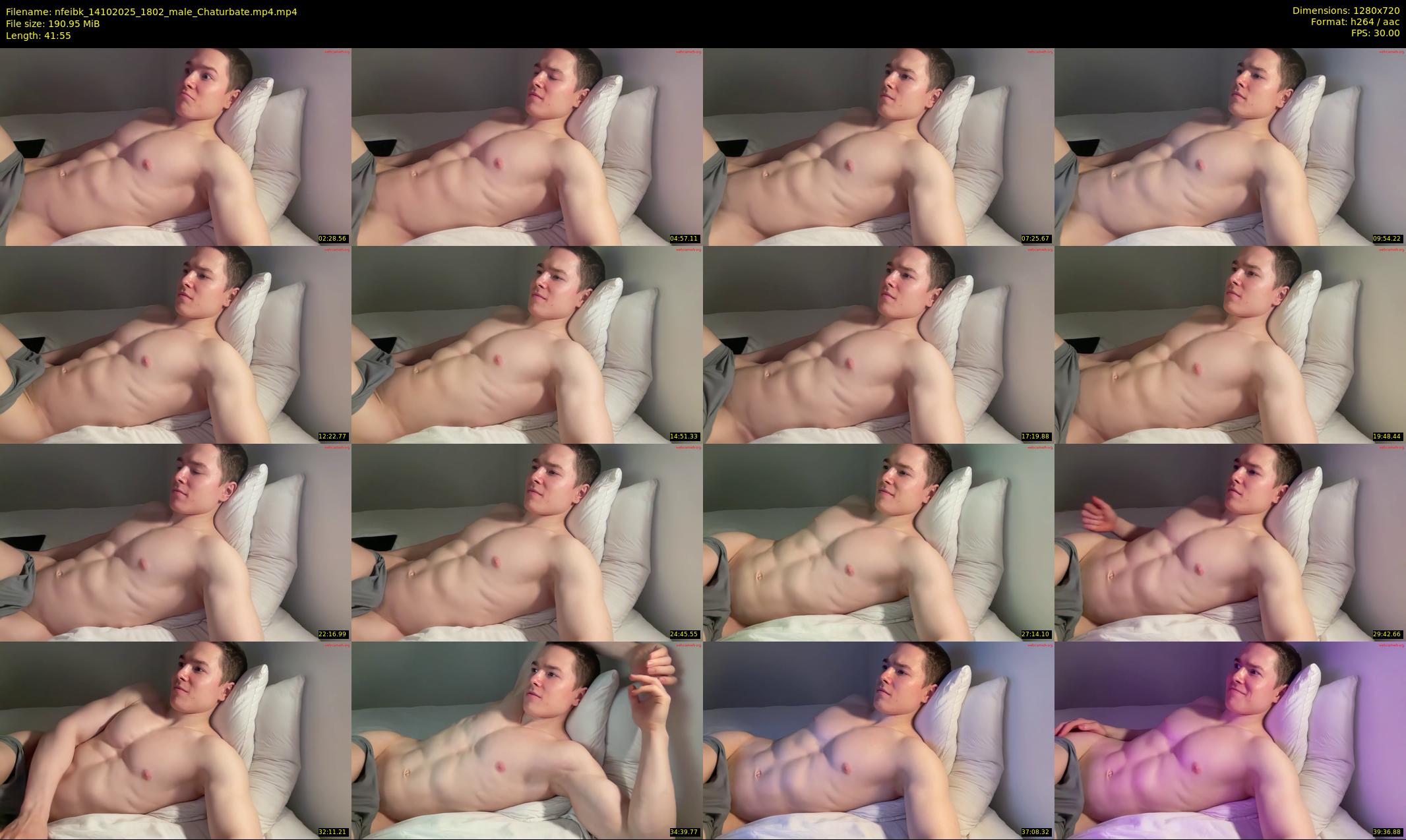 nfeibk — 42 minute Chaturbate male cam show recording, 720p, Oct 14, 2025