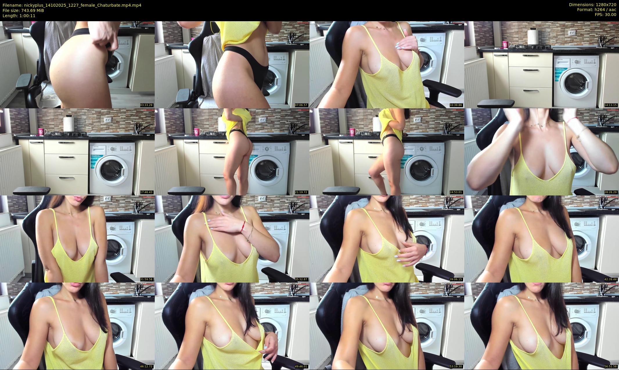 nickyplus — 61 minute Chaturbate couple cam show recording, 720p, Oct 14, 2025
