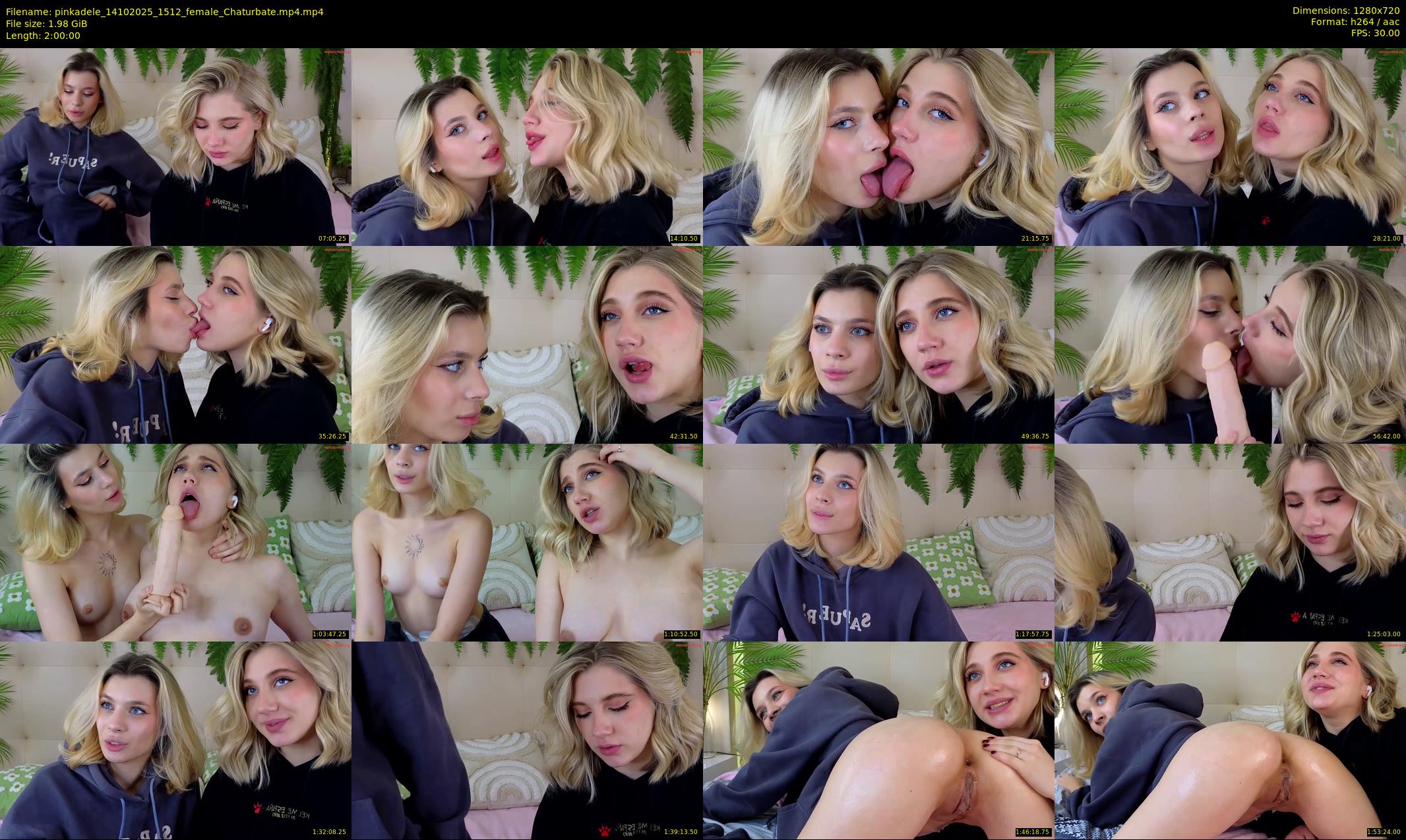 pinkadele — 120 minute Chaturbate female cam show recording, 720p, Oct 14, 2025