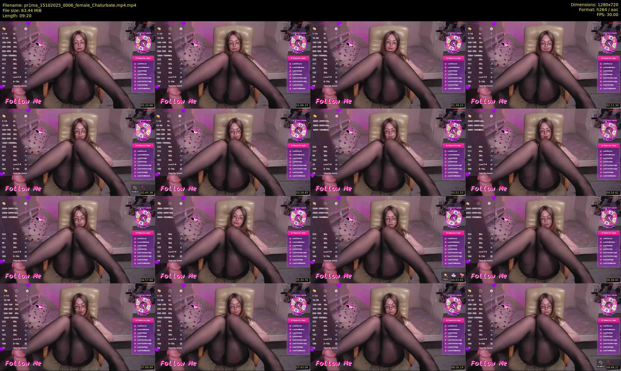 pr1ma — 10 minute Chaturbate female cam show recording, 720p, Oct 15, 2025