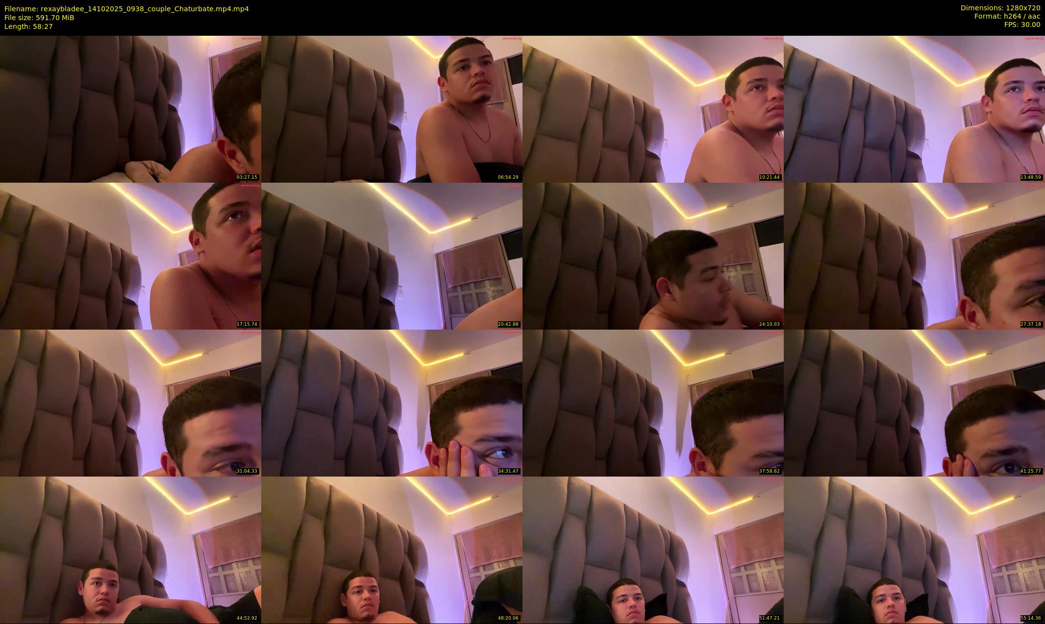 rexaybladee — 59 minute Chaturbate couple cam show recording, 720p, Oct 14, 2025