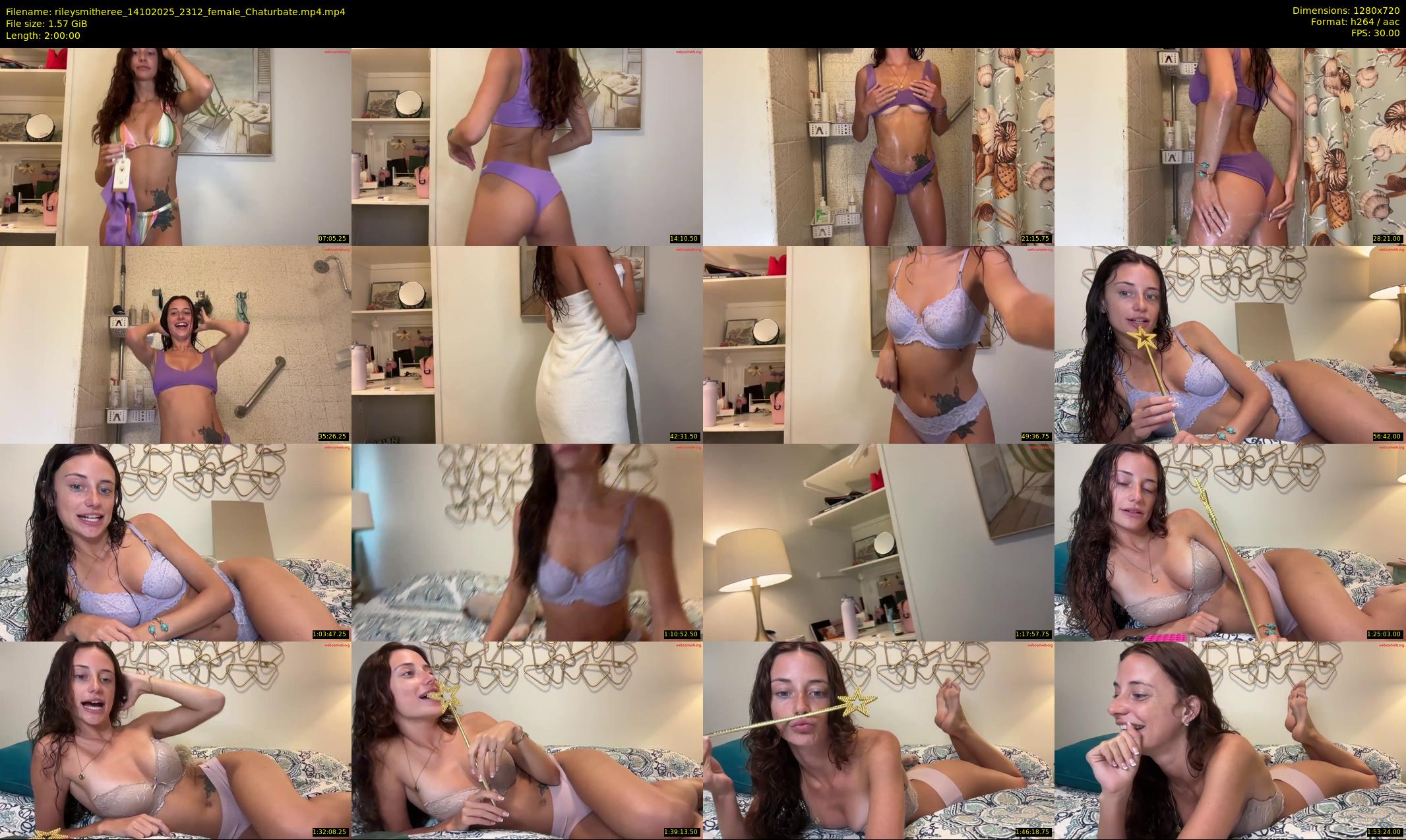 rileysmitheree — 120 minute Chaturbate female cam show recording, 720p, Oct 14, 2025