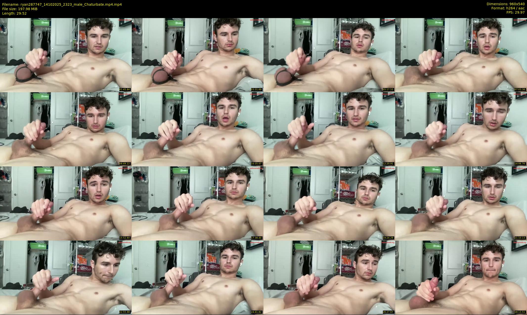 ryan287747 — 30 minute Chaturbate male cam show recording, 480p, Oct 14, 2025