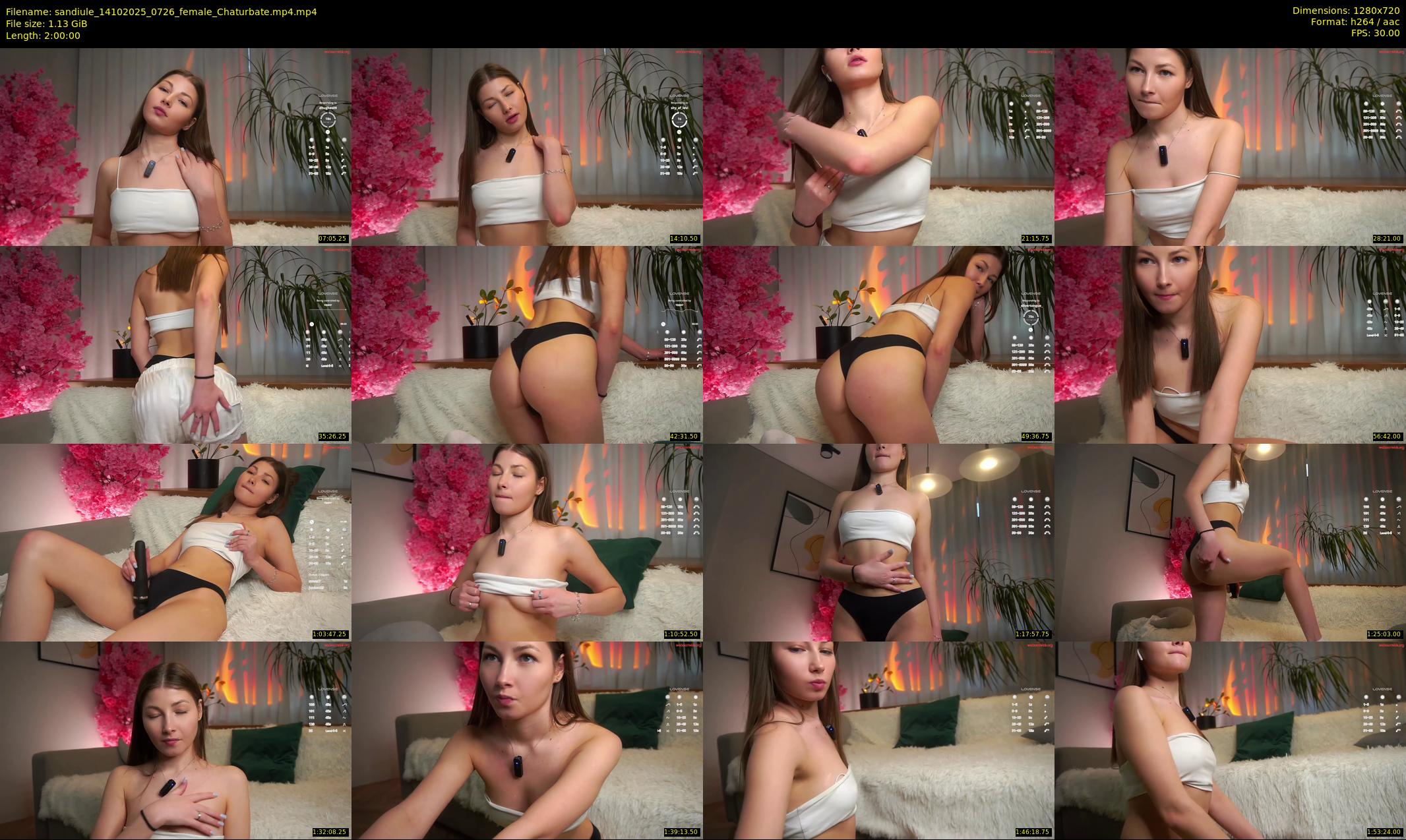 sandiule — 120 minute Chaturbate female cam show recording, 720p, Oct 14, 2025
