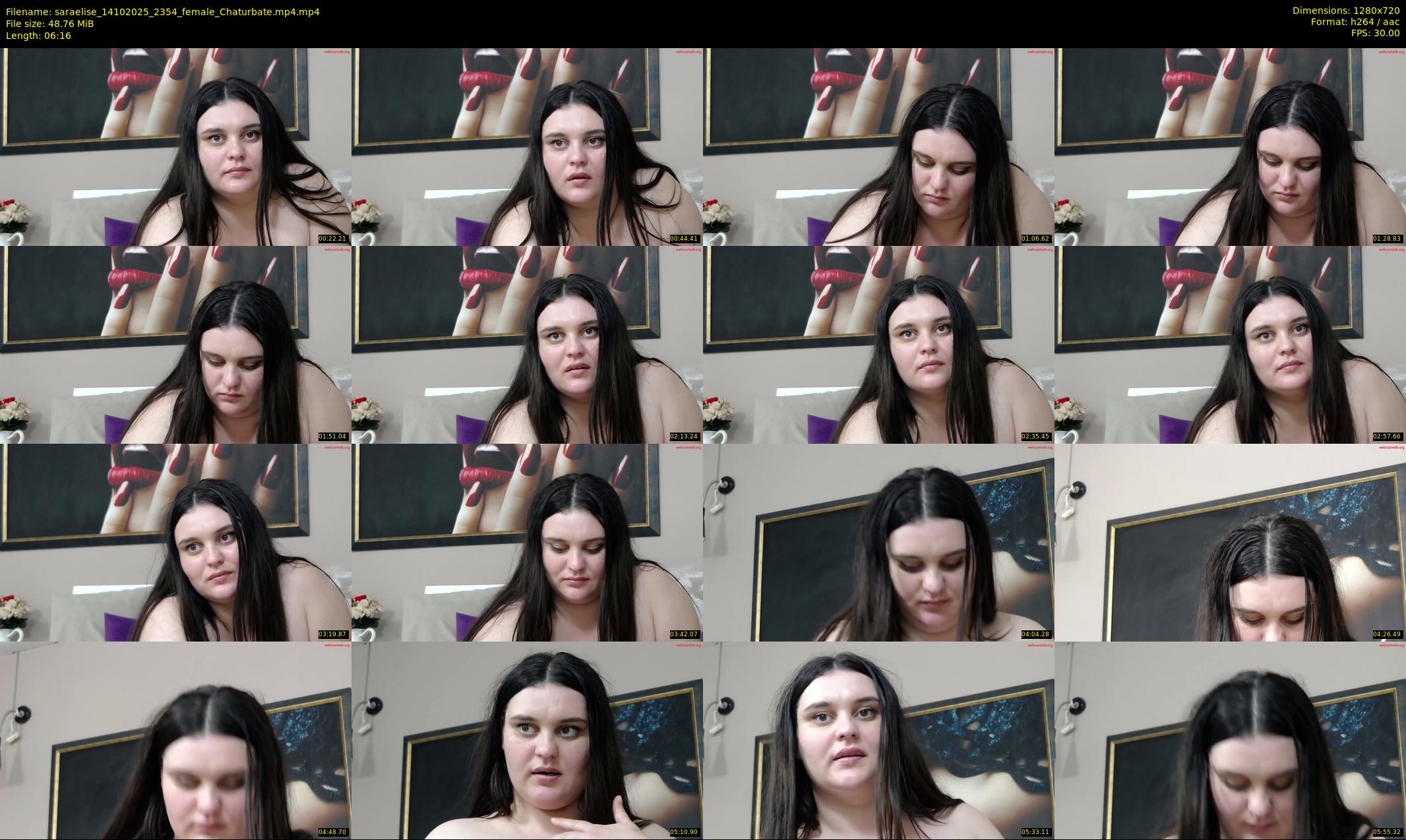 saraelise — 7 minute Chaturbate female cam show recording, 720p, Oct 14, 2025