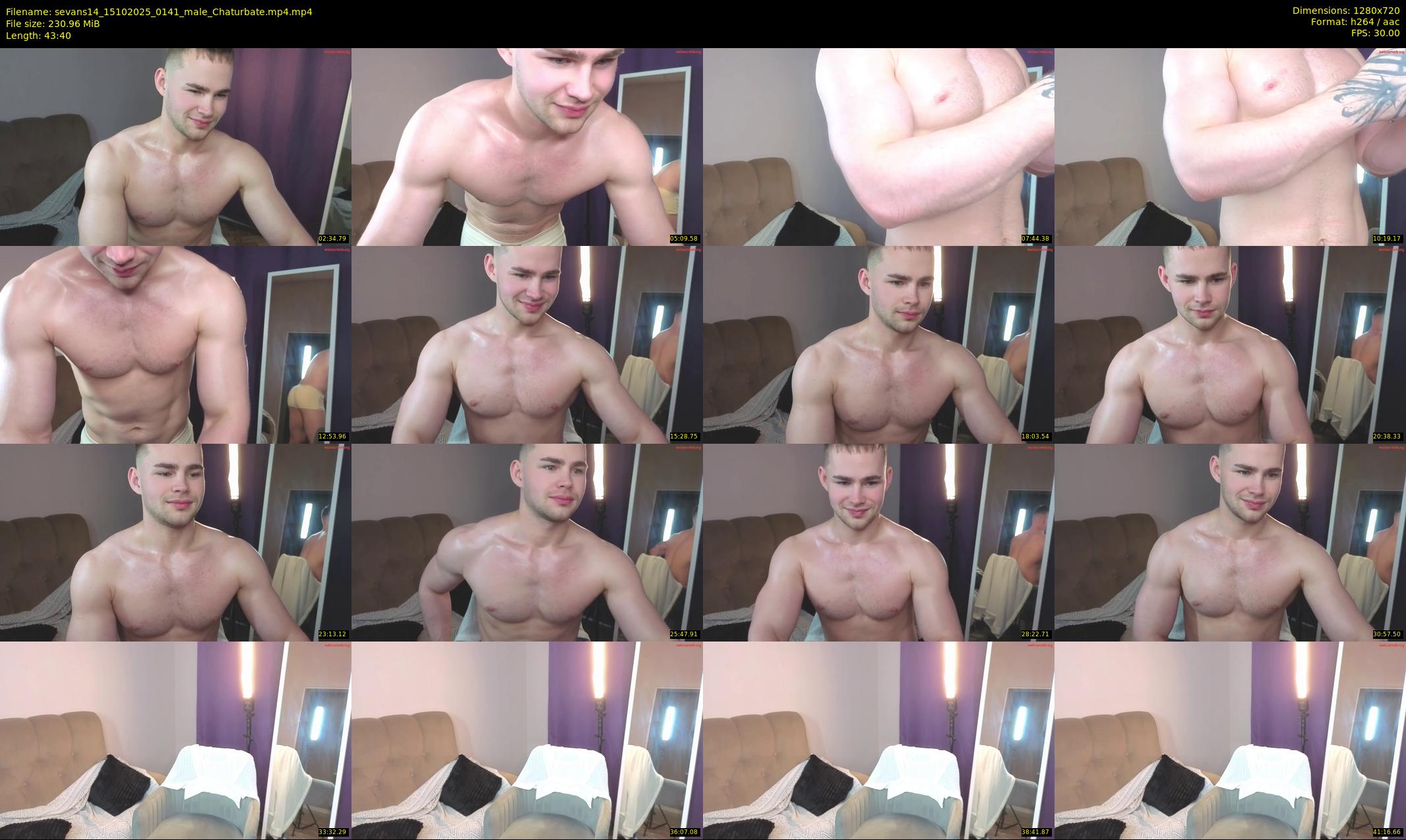 sevans14 — 44 minute Chaturbate male cam show recording, 720p, Oct 15, 2025
