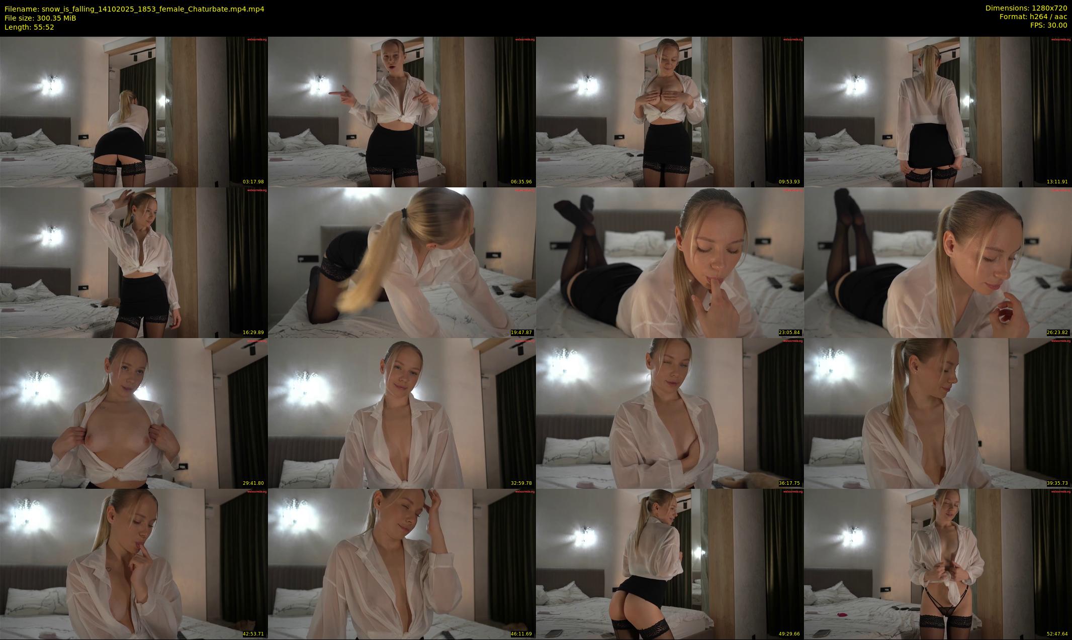 snow_is_falling — 56 minute Chaturbate female cam show recording, 720p, Oct 14, 2025