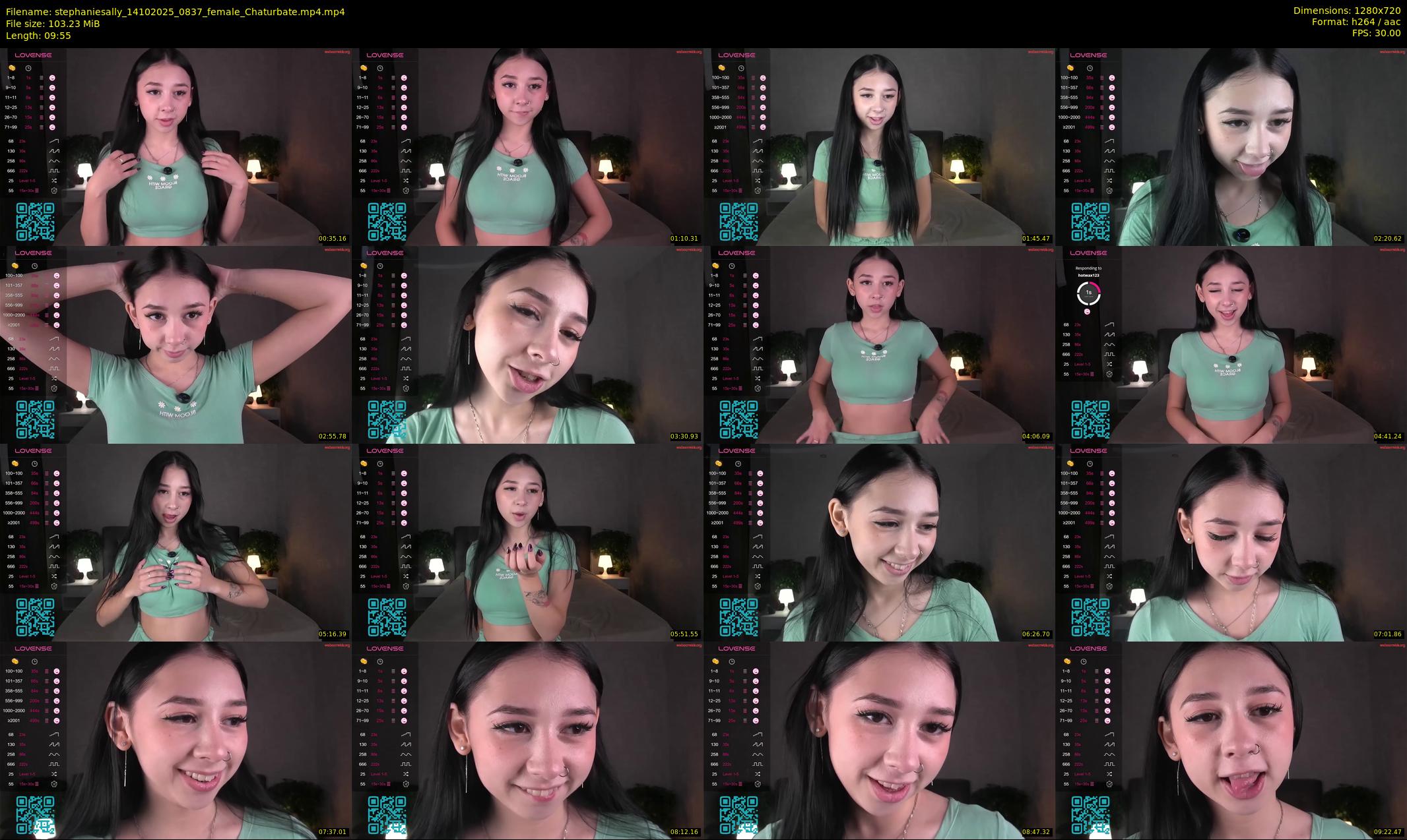 stephaniesally — 10 minute Chaturbate female cam show recording, 720p, Oct 14, 2025