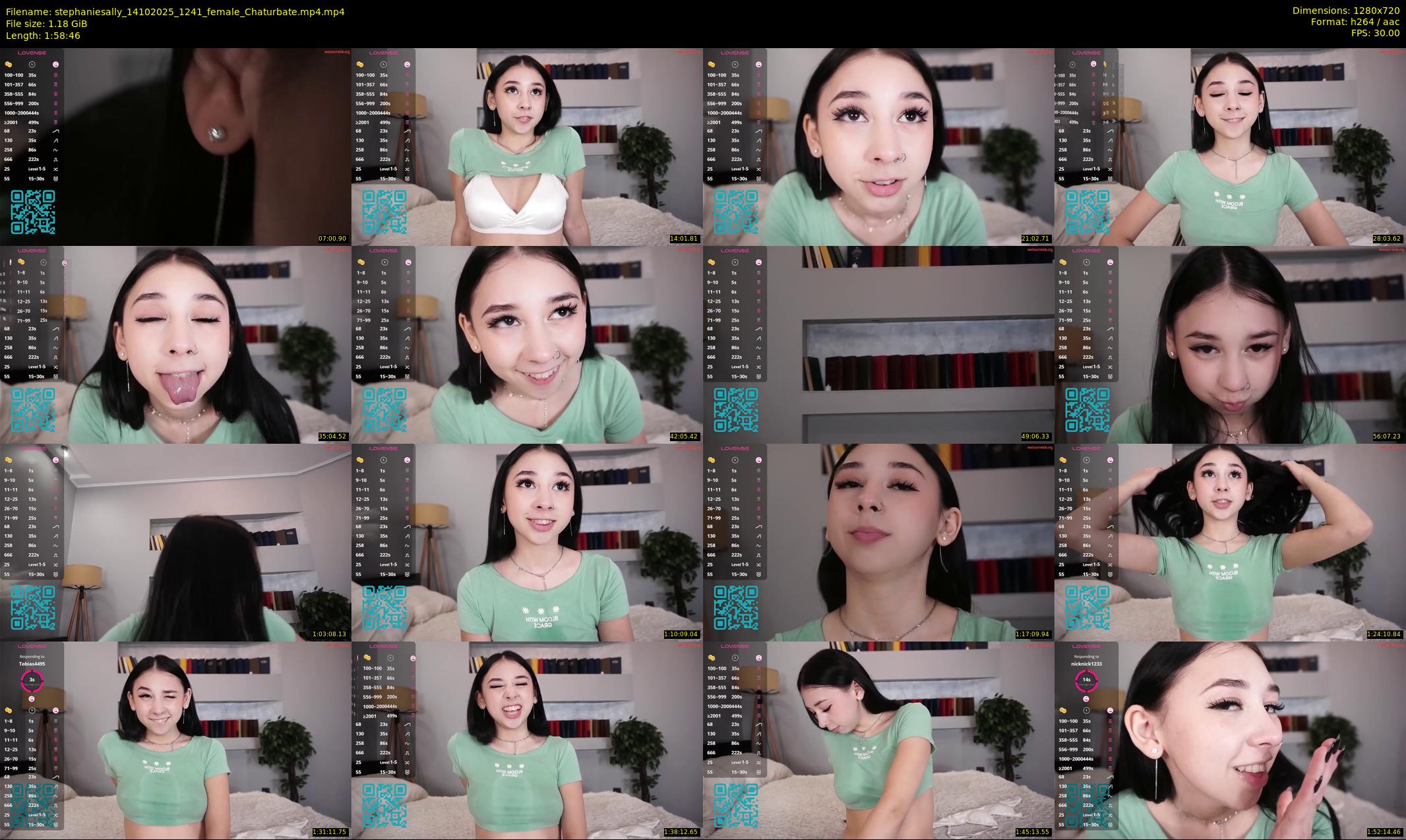 stephaniesally — 119 minute Chaturbate female cam show recording, 720p, Oct 14, 2025