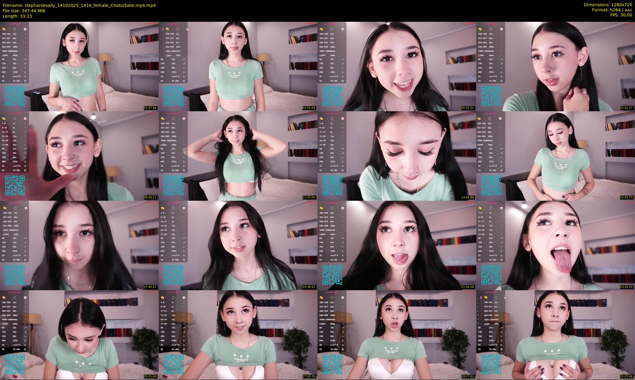 stephaniesally — 34 minute Chaturbate female cam show recording, 720p, Oct 14, 2025