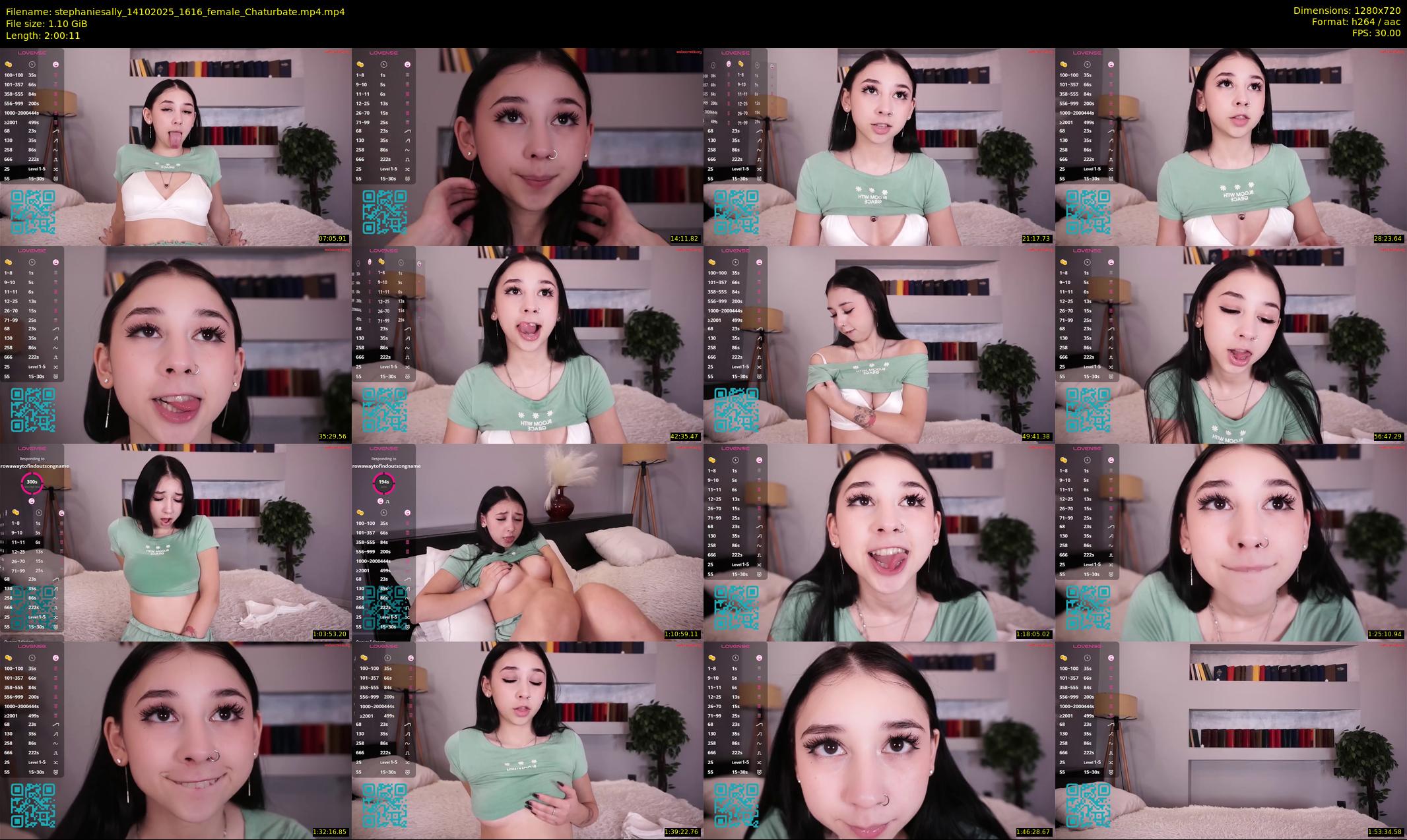 stephaniesally — 121 minute Chaturbate female cam show recording, 720p, Oct 14, 2025