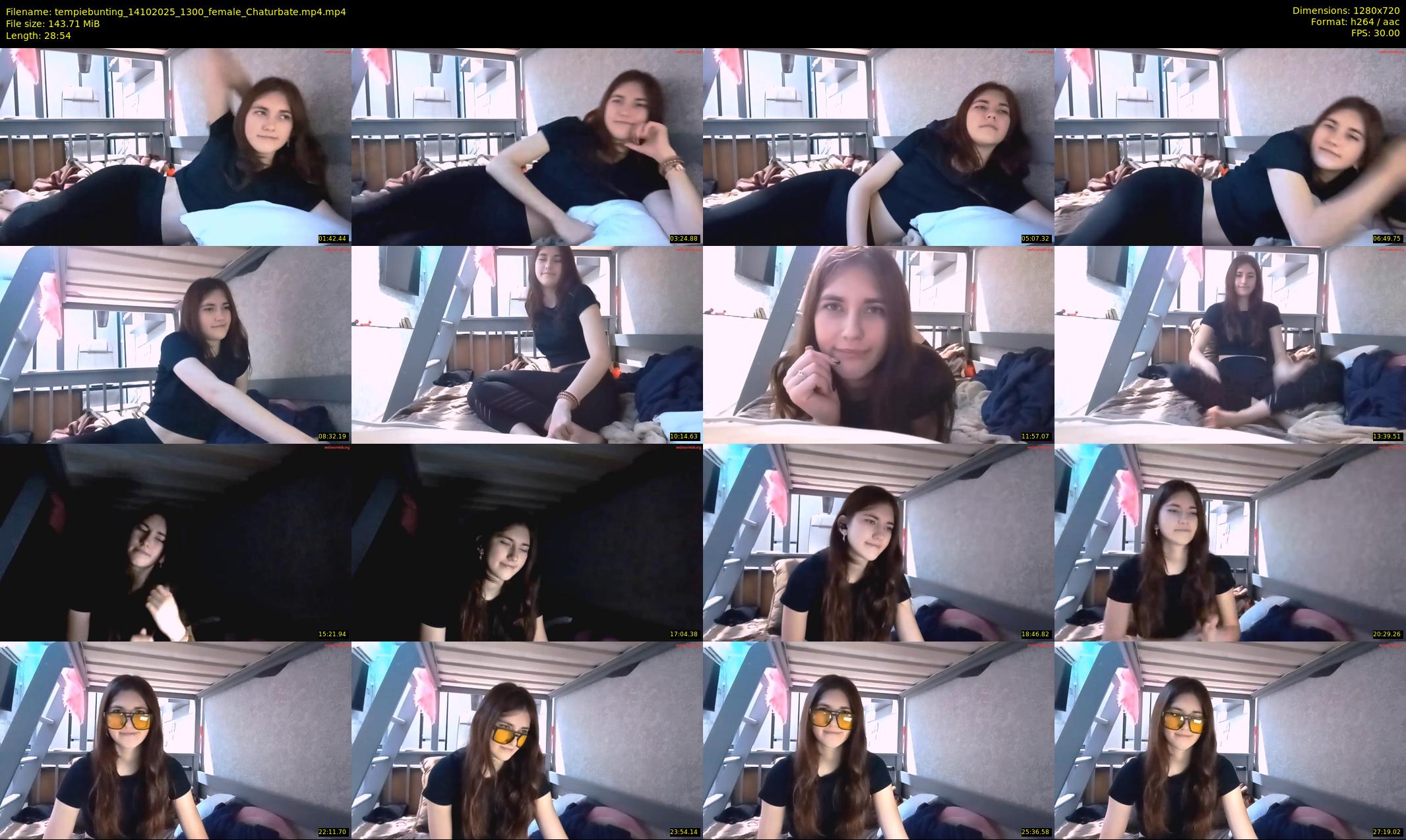 tempiebunting — 29 minute Chaturbate female cam show recording, 720p, Oct 14, 2025