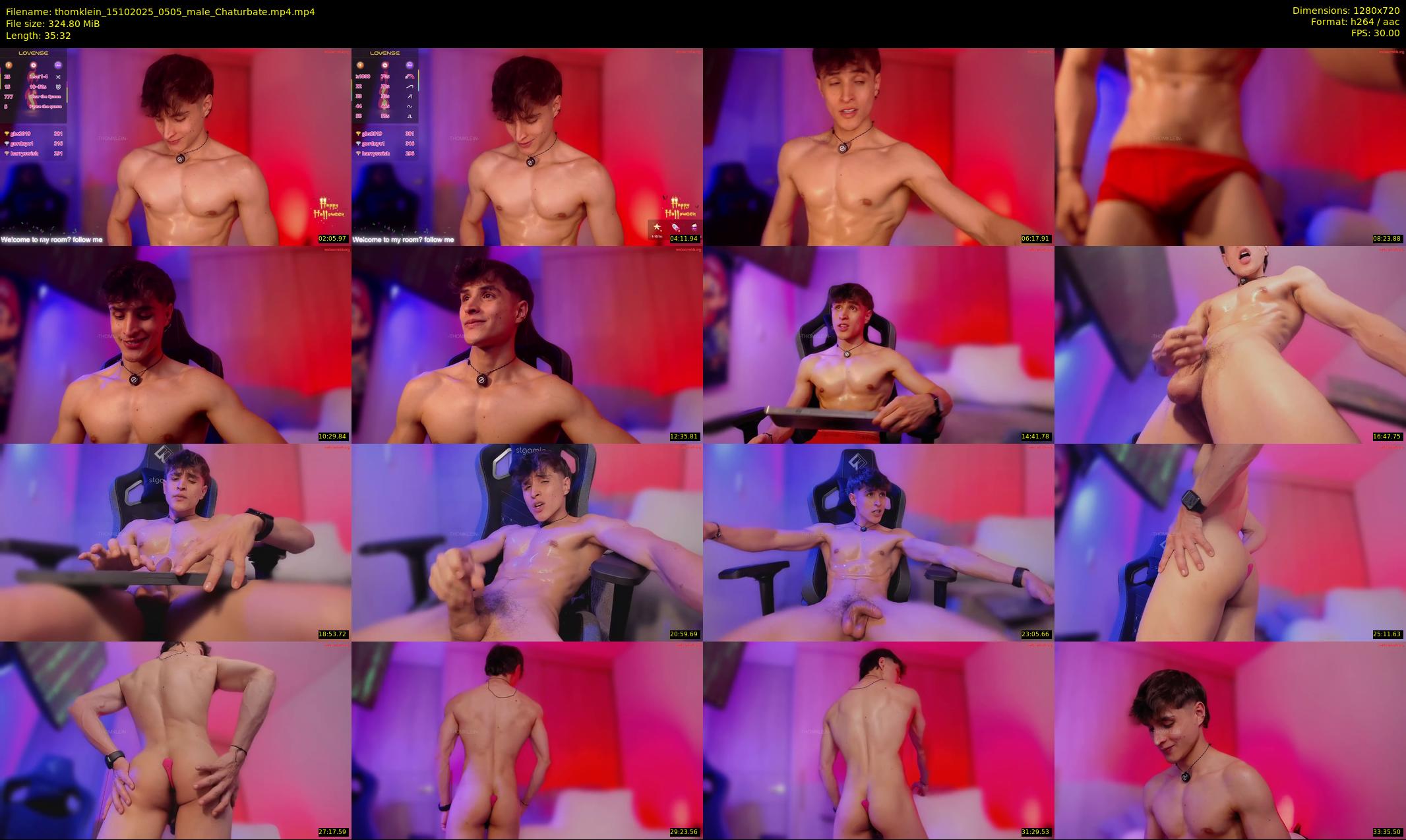thomklein — 36 minute Chaturbate male cam show recording, 720p, Oct 15, 2025
