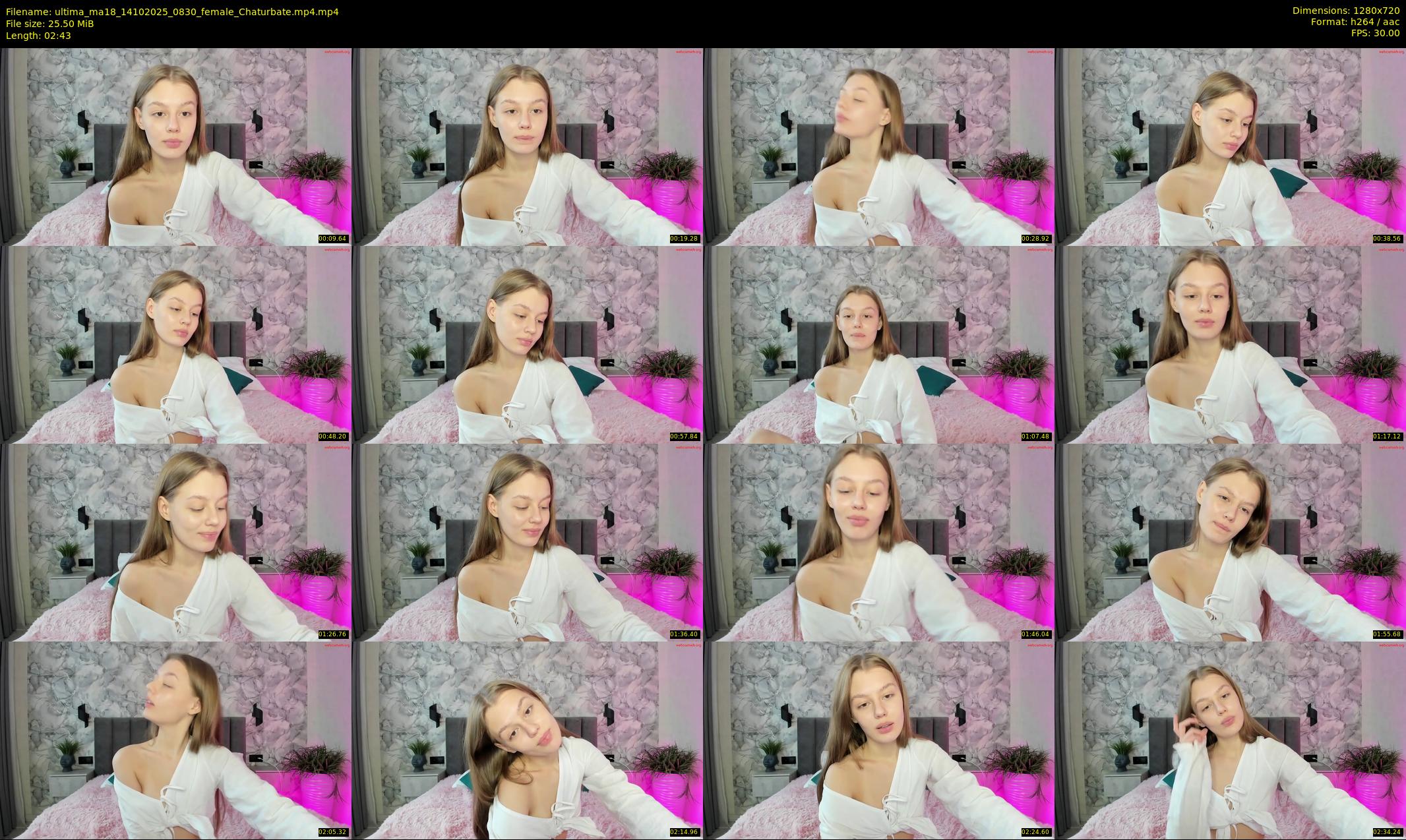 ultima_ma18 — 3 minute Chaturbate female cam show recording, 720p, Oct 14, 2025