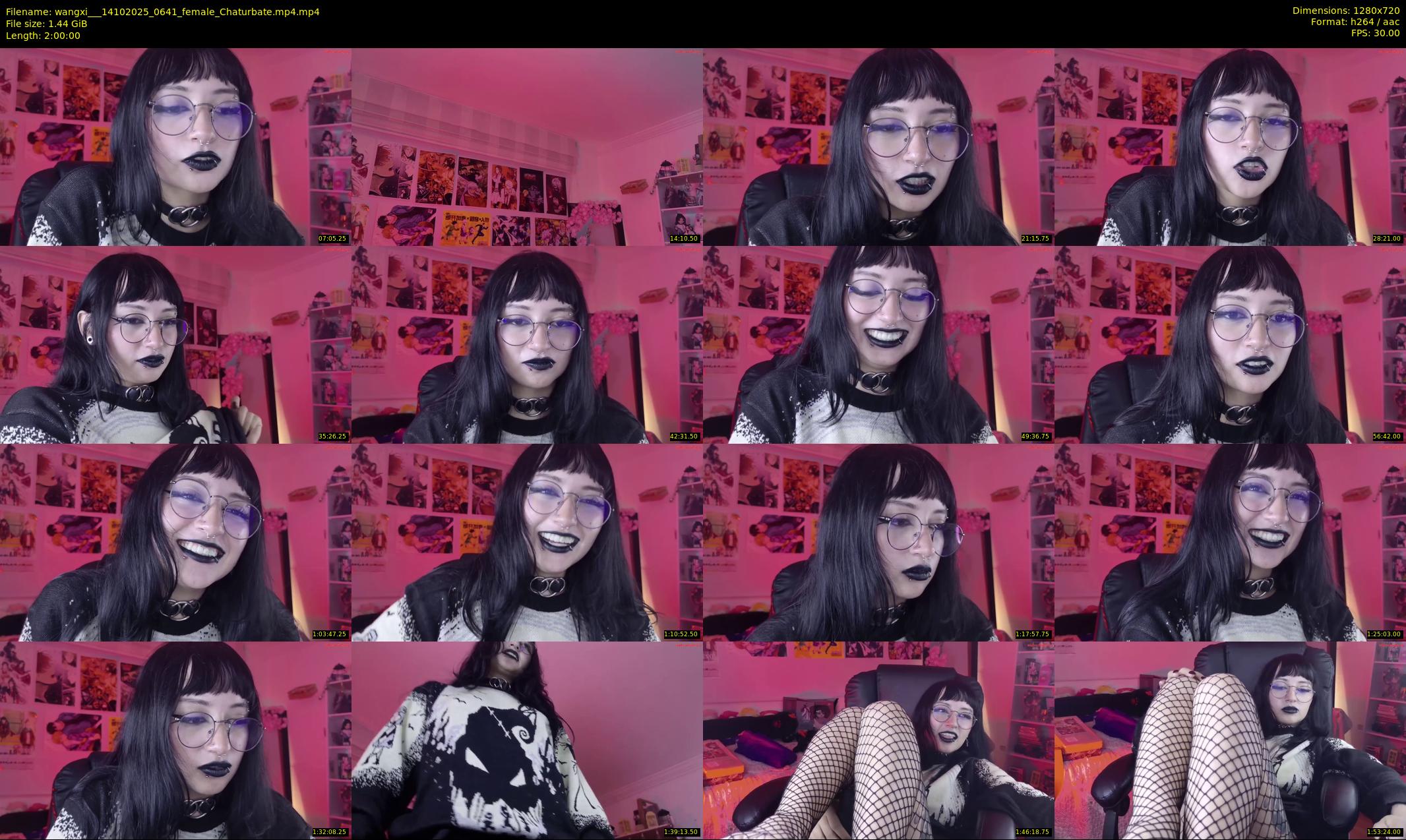 wangxi__ — 120 minute Chaturbate female cam show recording, 720p, Oct 14, 2025