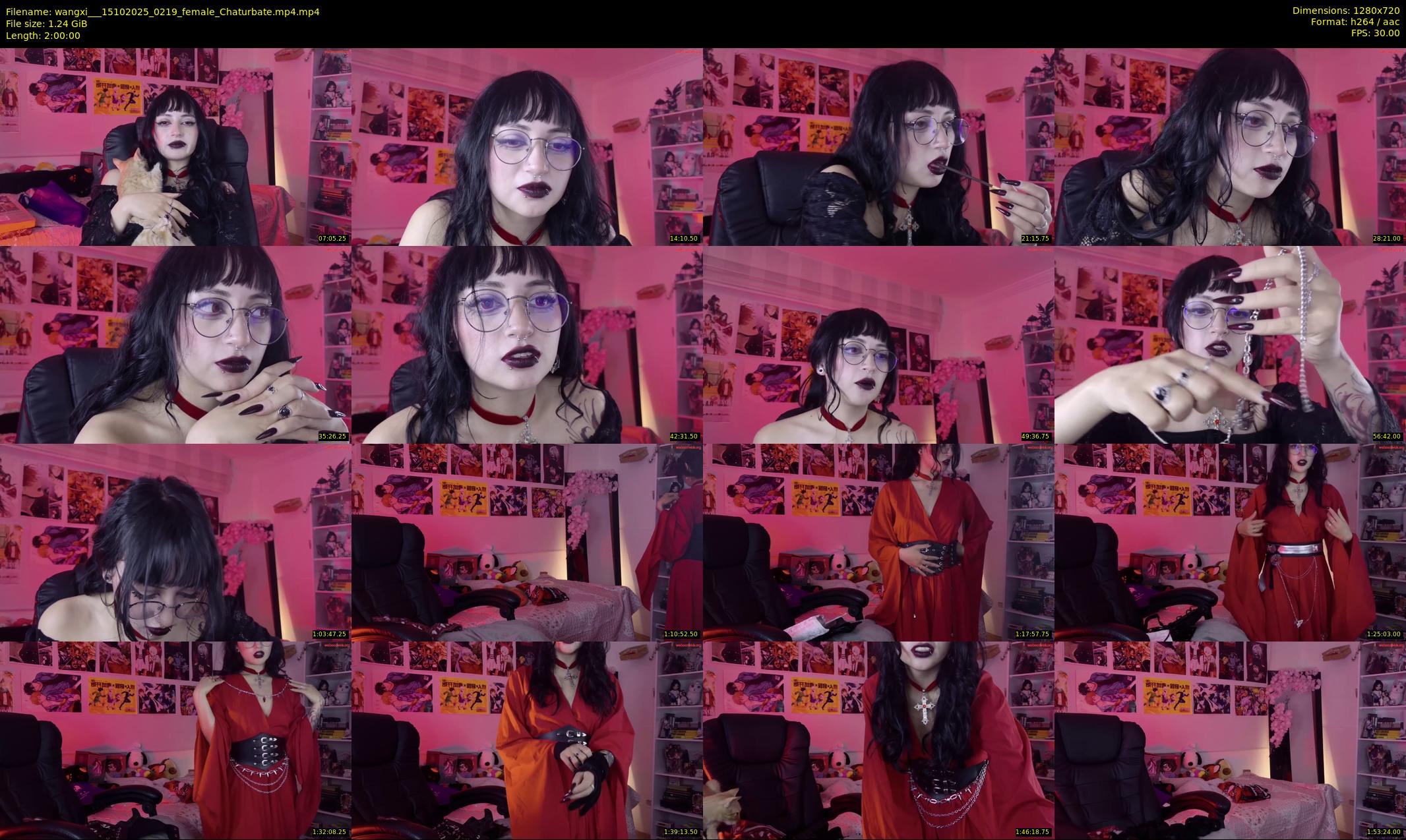 wangxi__ — 120 minute Chaturbate female cam show recording, 720p, Oct 15, 2025