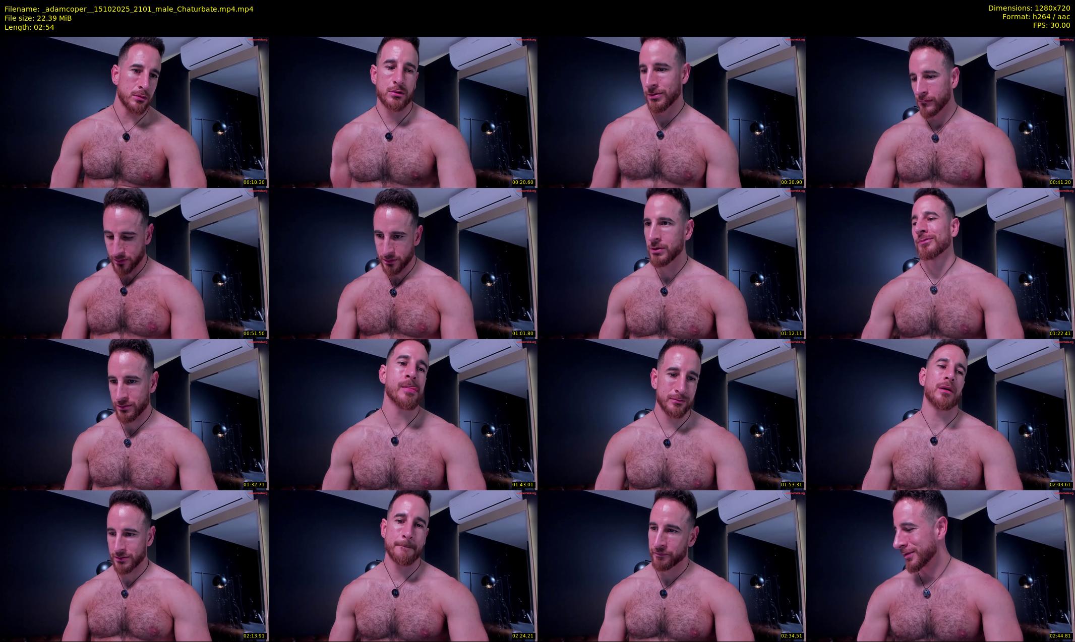 _adamcoper_ — 3 minute Chaturbate male cam show recording, 720p, Oct 15, 2025