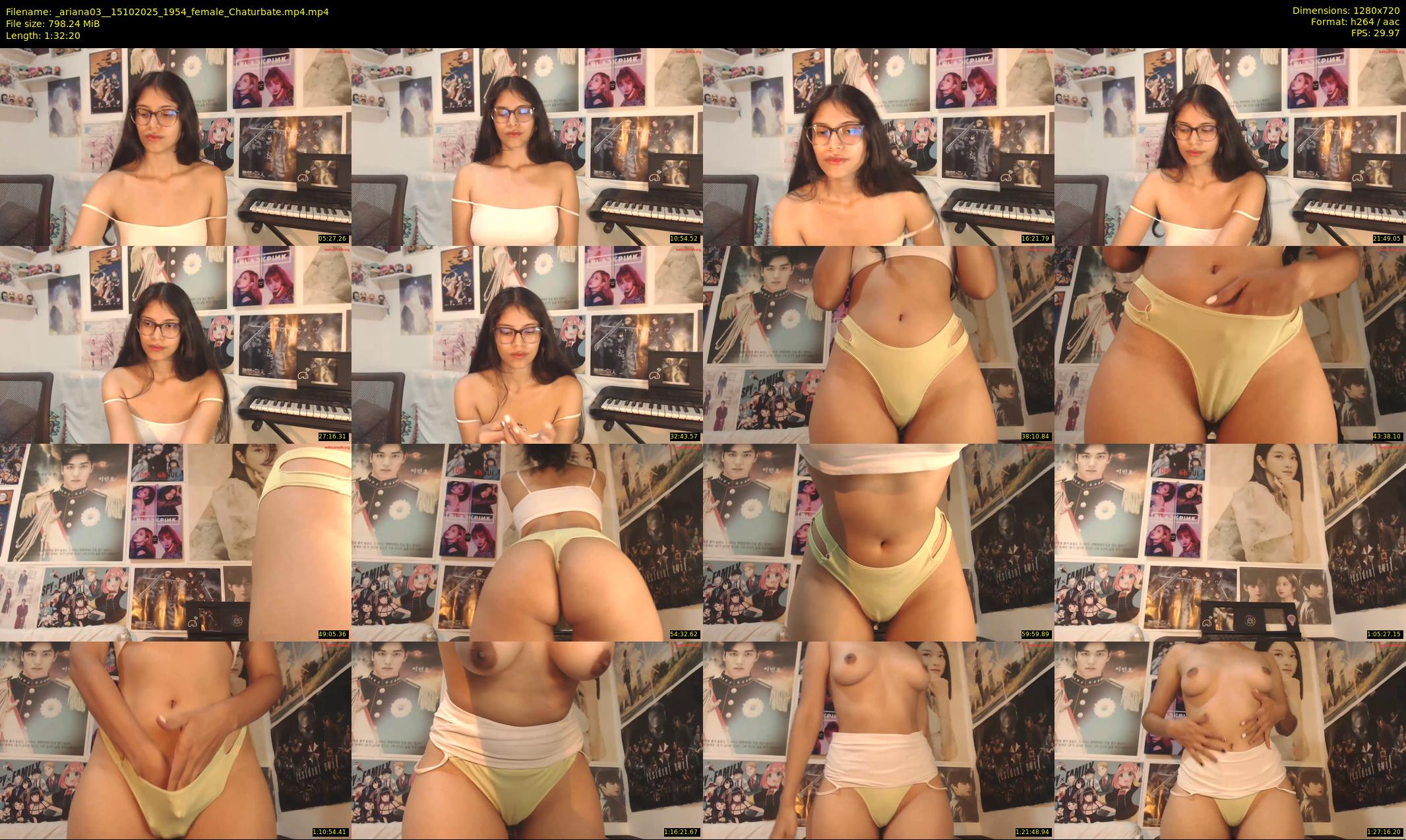 _ariana03_ — 93 minute Chaturbate female cam show recording, 720p, Oct 15, 2025