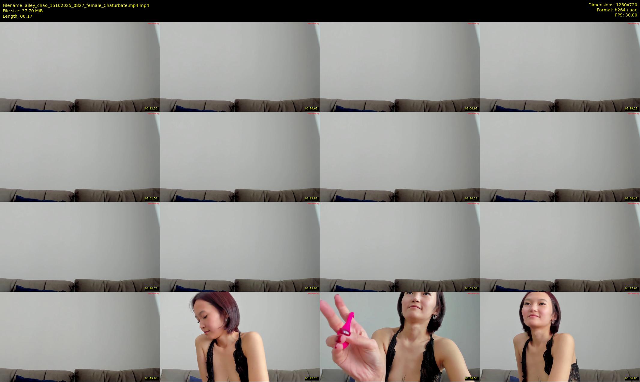 ailey_chao — 7 minute Chaturbate female cam show recording, 720p, Oct 15, 2025