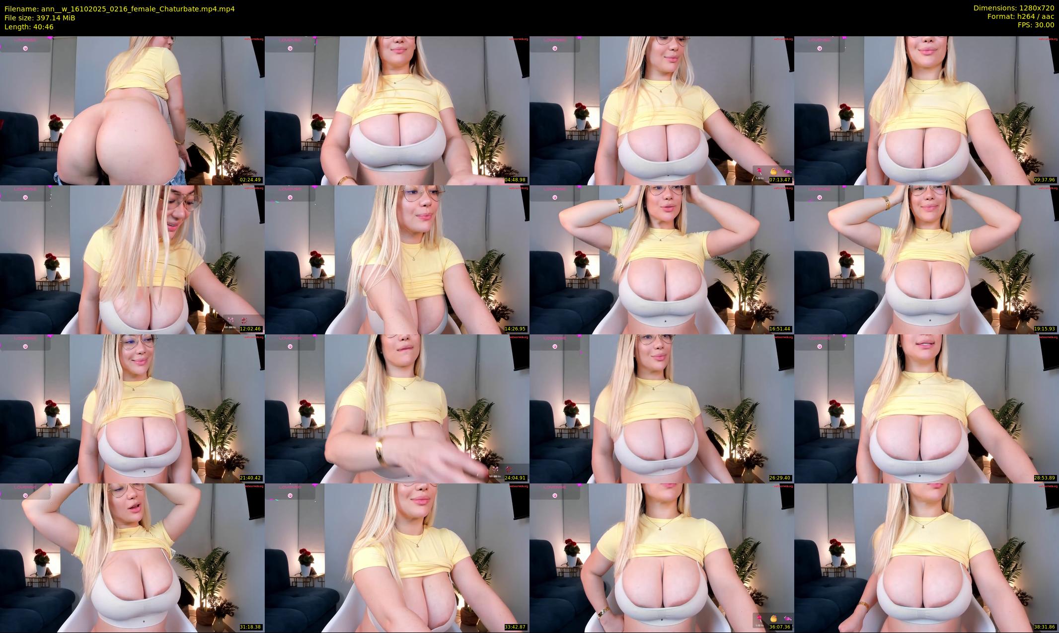 ann__w — 41 minute Chaturbate female cam show recording, 720p, Oct 16, 2025