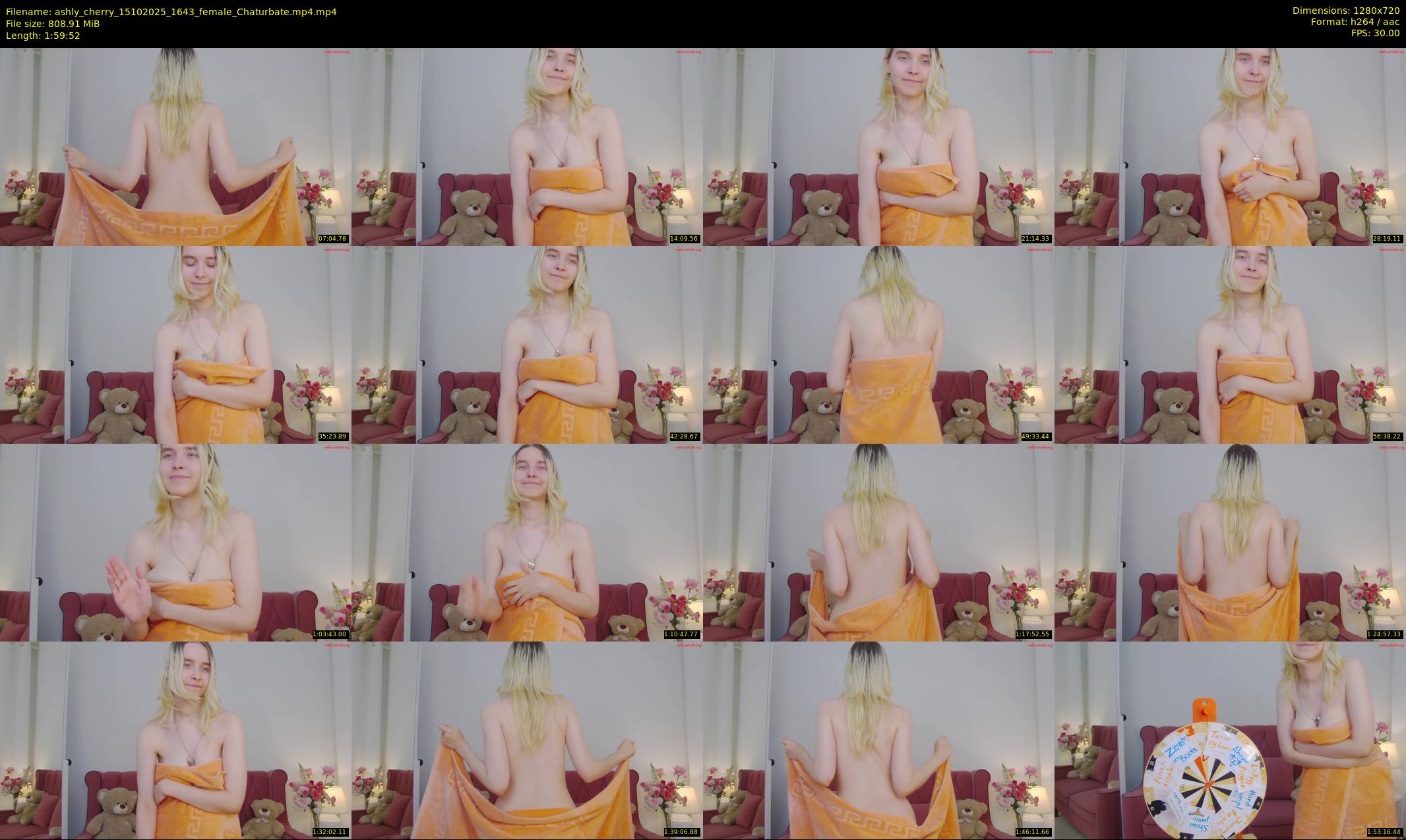 ashly_cherry — 120 minute Chaturbate female cam show recording, 720p, Oct 15, 2025