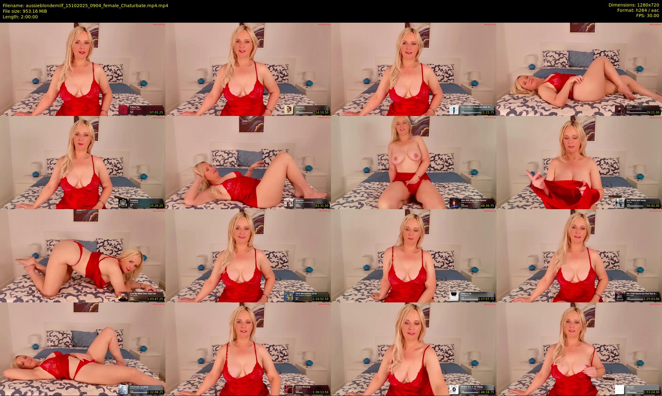 aussieblondemilf — 120 minute Chaturbate female cam show recording, 720p, Oct 15, 2025