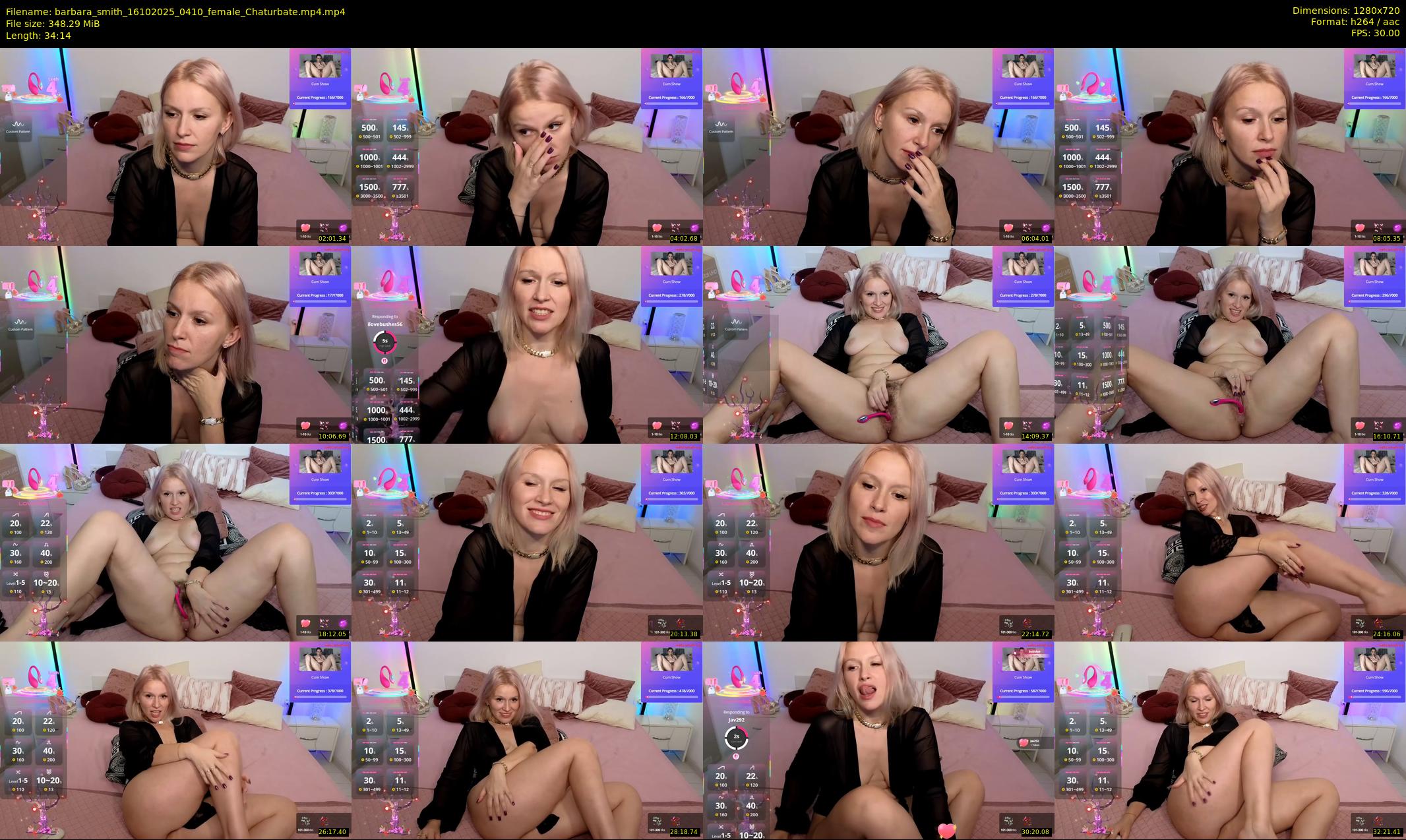 barbara_smith — 35 minute Chaturbate female cam show recording, 720p, Oct 16, 2025