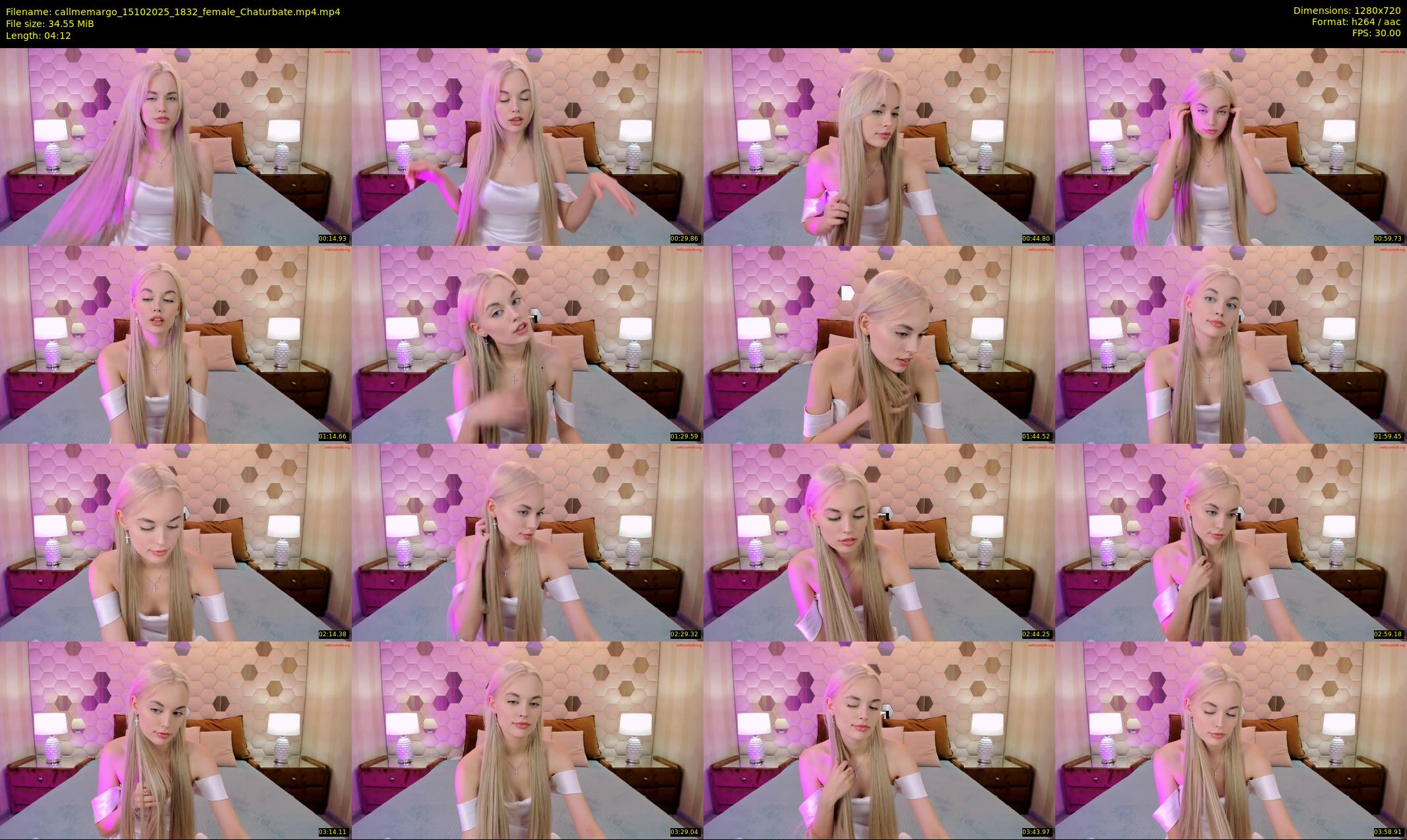 callmemargo — 5 minute Chaturbate female cam show recording, 720p, Oct 15, 2025